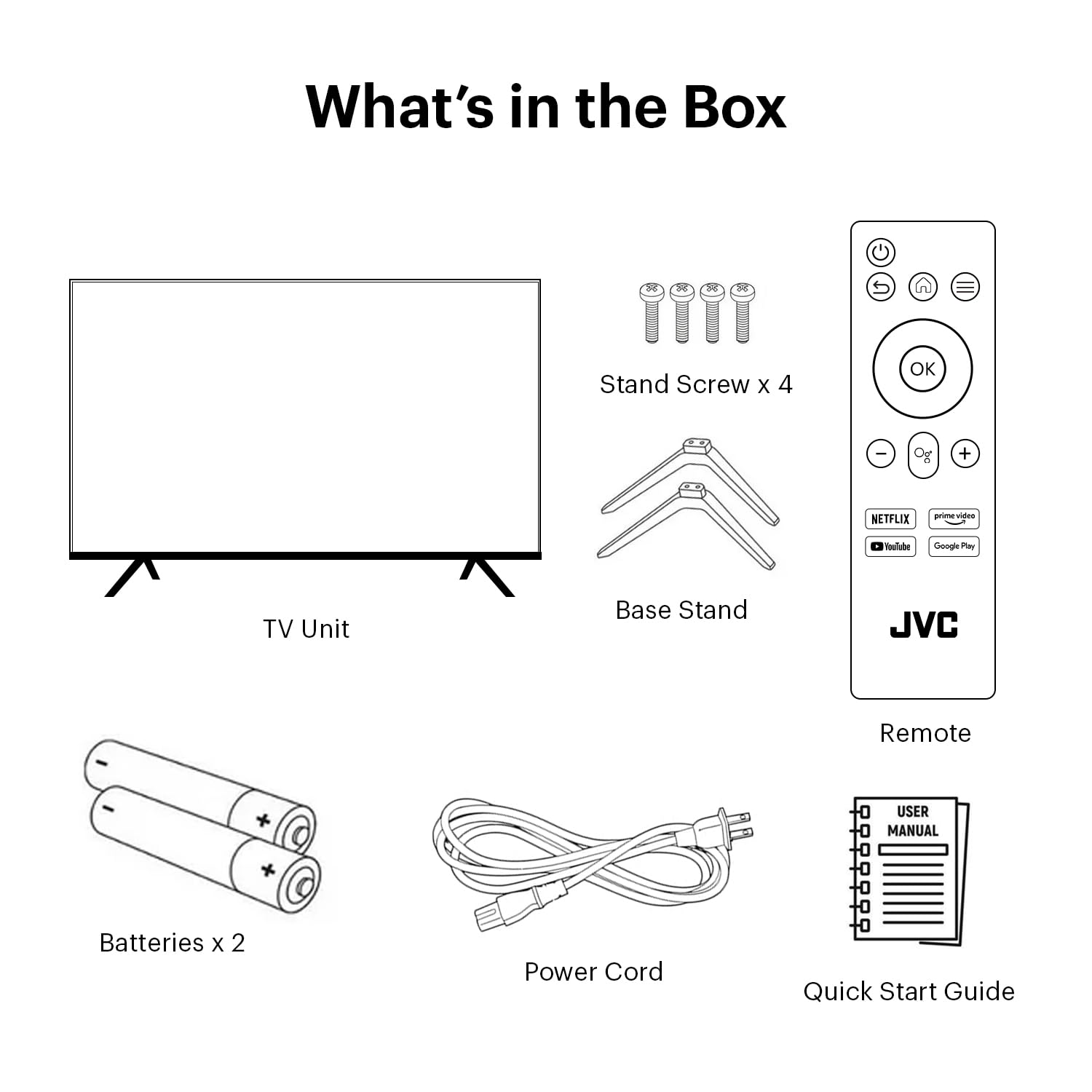 JVC 75 Inch AI Vision Series QLED Google TV LT-75NQ7165C Black - Image 5