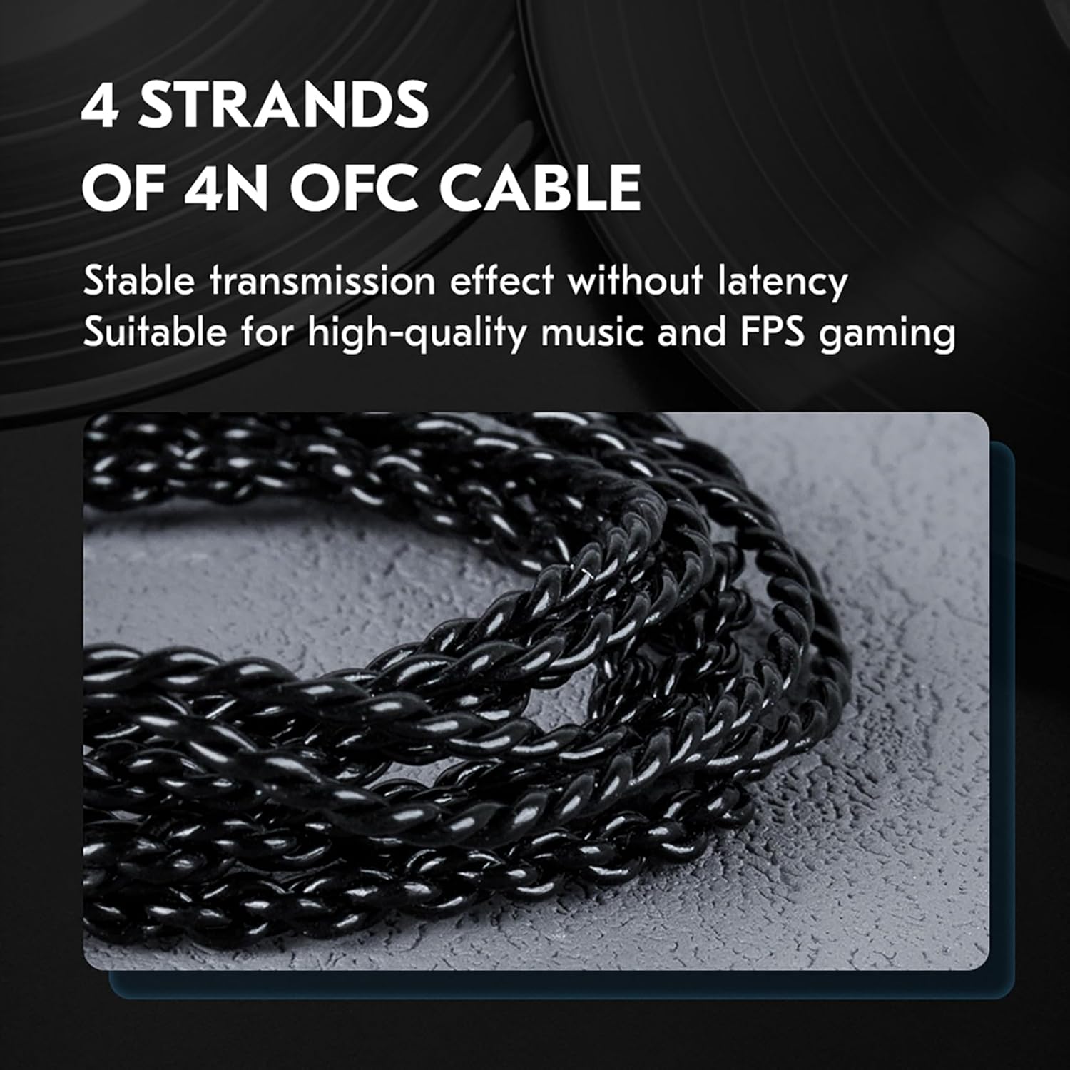 CCZ DC02 Black Wired HiFi Stereo Noise Cancelling In-Ear Monitors without Microphone 4N OFC Cable - Image 9