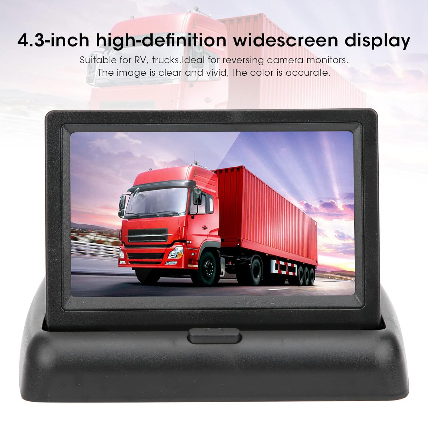 Nimmz Collection 7 Inch Foldable Car Monitor TFT LCD for Computer and Video Player - Image 6