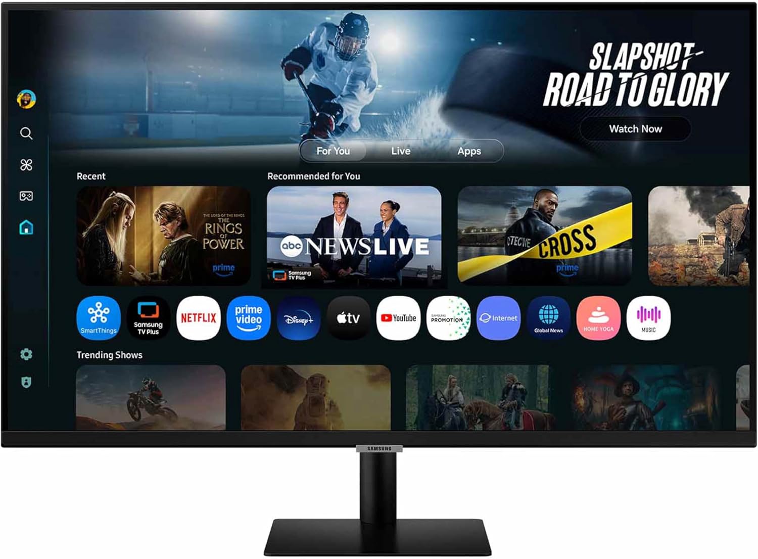 Samsung 32 Inch M70F Smart 4K UHD Monitor with Smart TV Apps and USB-C Black - Image 11