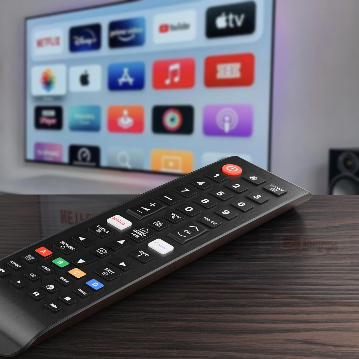 ZdalaMit Universal Replacement Remote for Samsung Smart Hub TVs LCD LED OLED QLED UHD HD 3D - Image 5