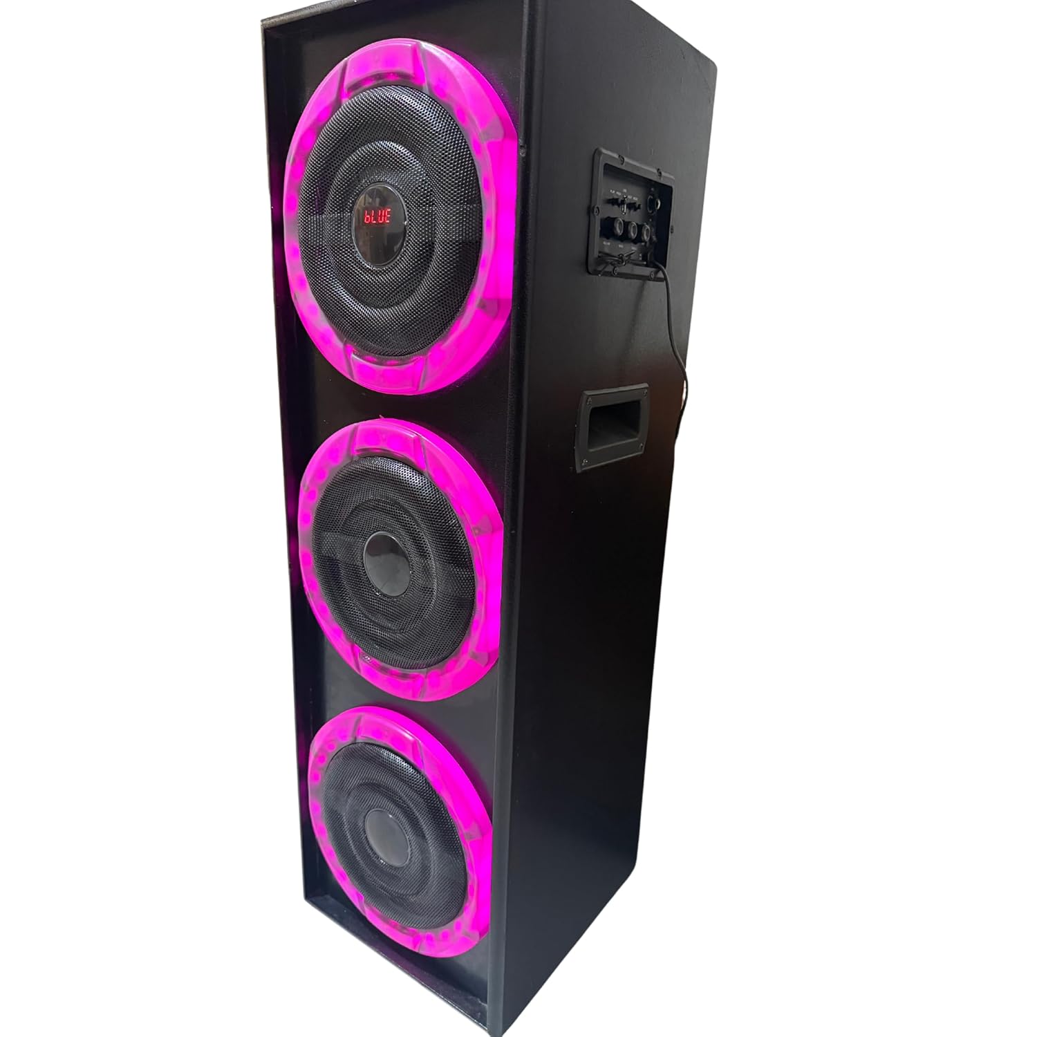 DJ STONE Tuffan Home Theater Single Party Tower Speaker 8-inch Dual Woofer 4inch Dual Speaker Functional Remote MIC Input Bluetooth AUX USB FM - Image 4