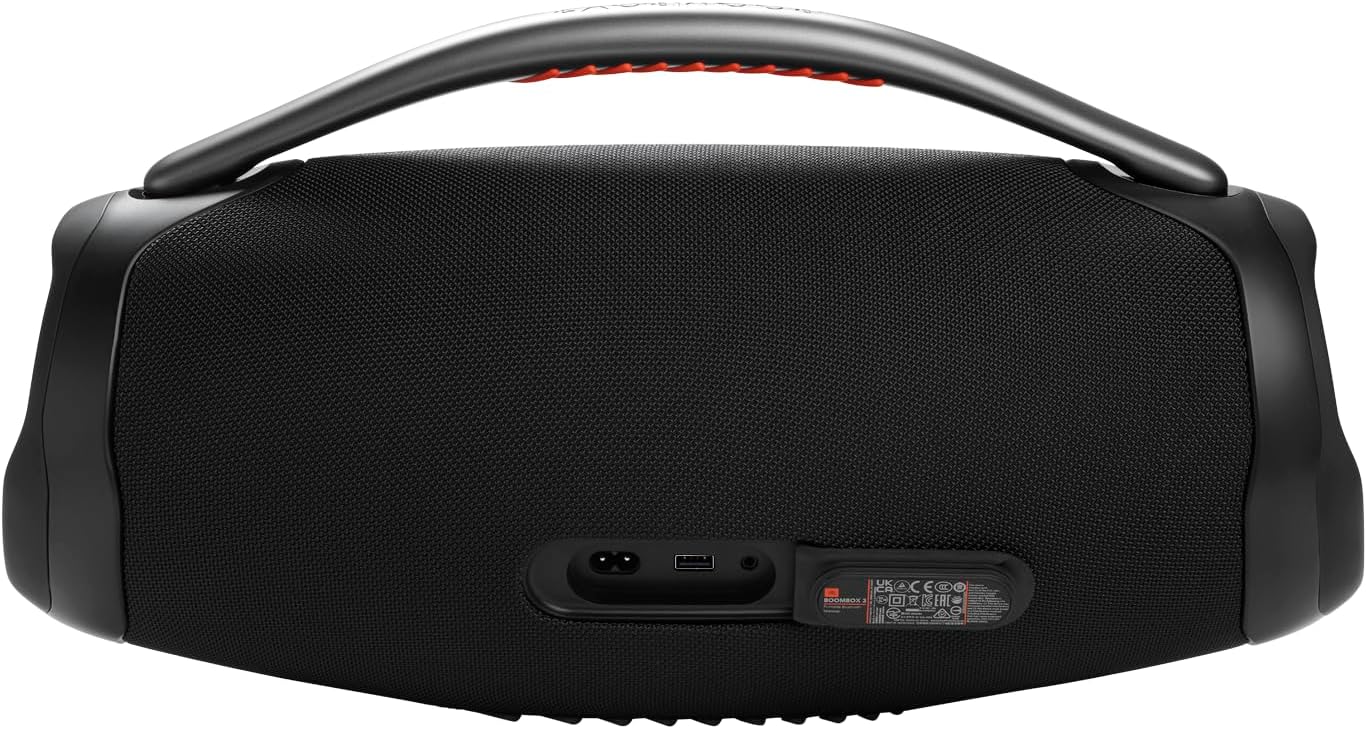 JBL Boombox 3 Black Portable Bluetooth Speaker IPX7 Waterproof 24 Hour Playtime PartyBoost - Image 5