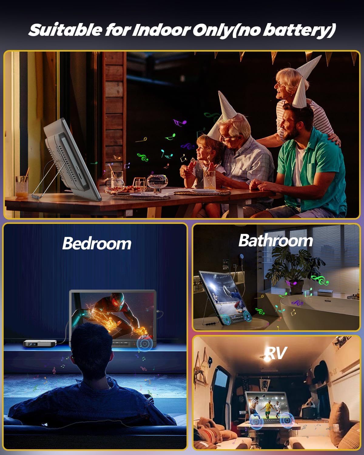 NORTHING 18 Inch Full HD 1080P Portable TV with HDMI for Streaming and Gaming - Image 9