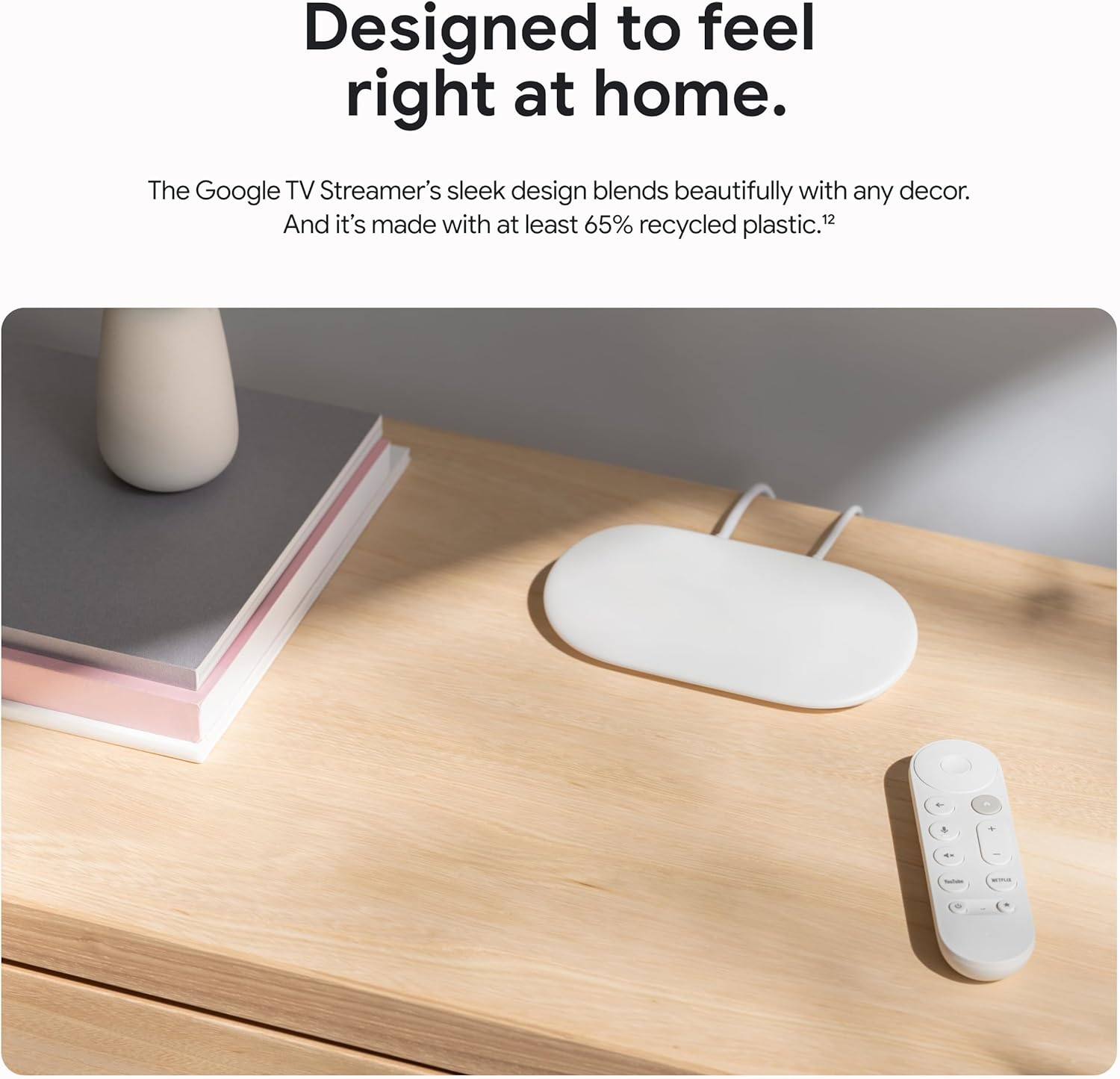 Google TV Streamer 4K Porcelain 32GB with Voice Remote for Fast Streaming & HDR Entertainment - Image 8