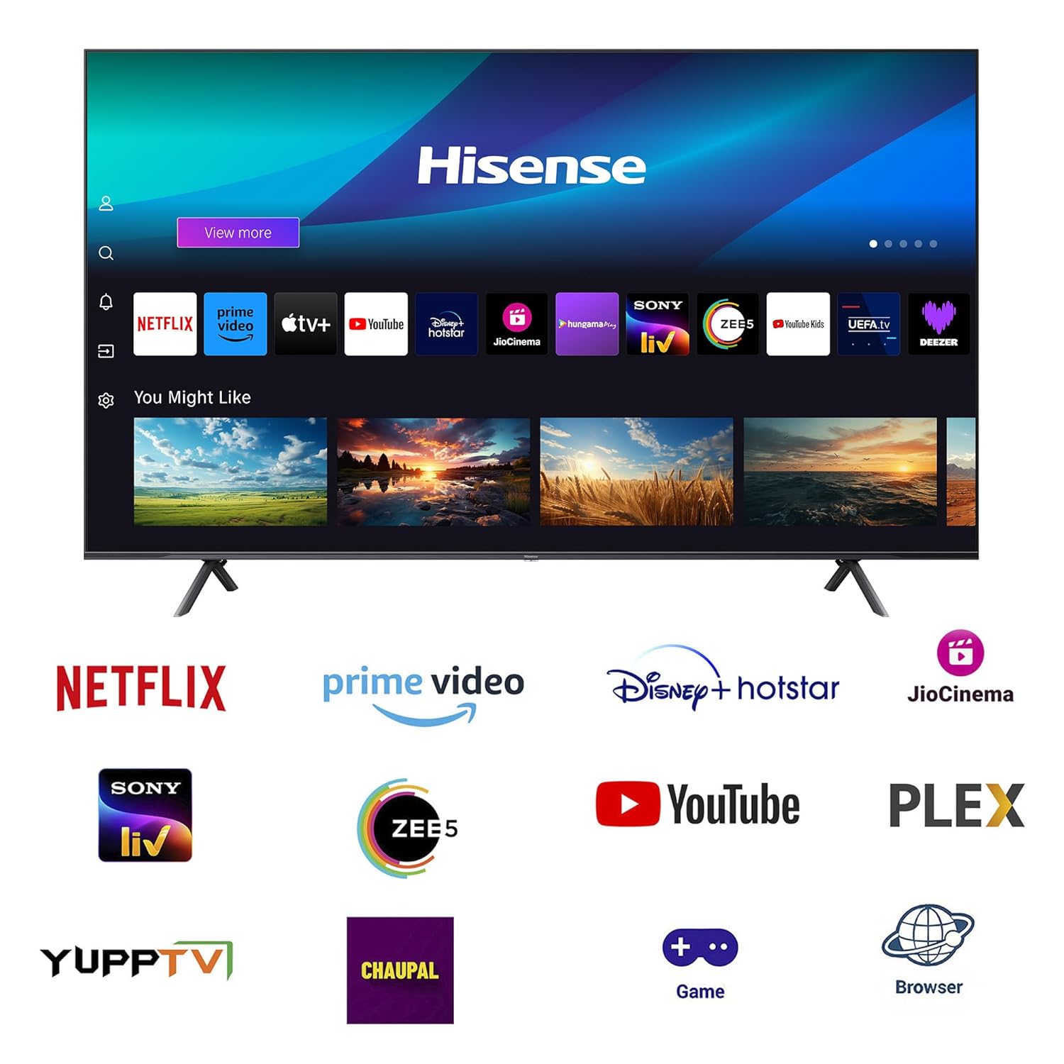 Hisense 85 Inch QLED Smart 4K Ultra HD TV 85Q7N Dark Grey - Image 3