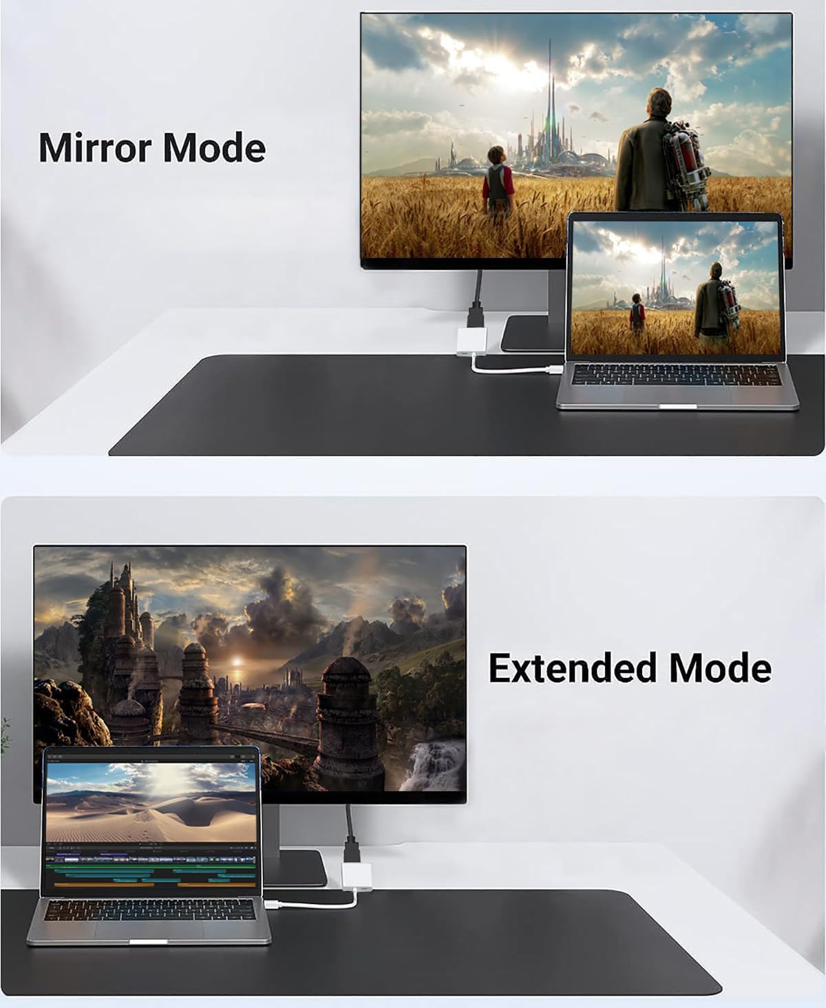 4K 60Hz USB-C to HDMI Adapter Digital AV Cable for iPhone 15/16 MacBook Pro Air iPad Samsung Galaxy Pixelbook - Image 5