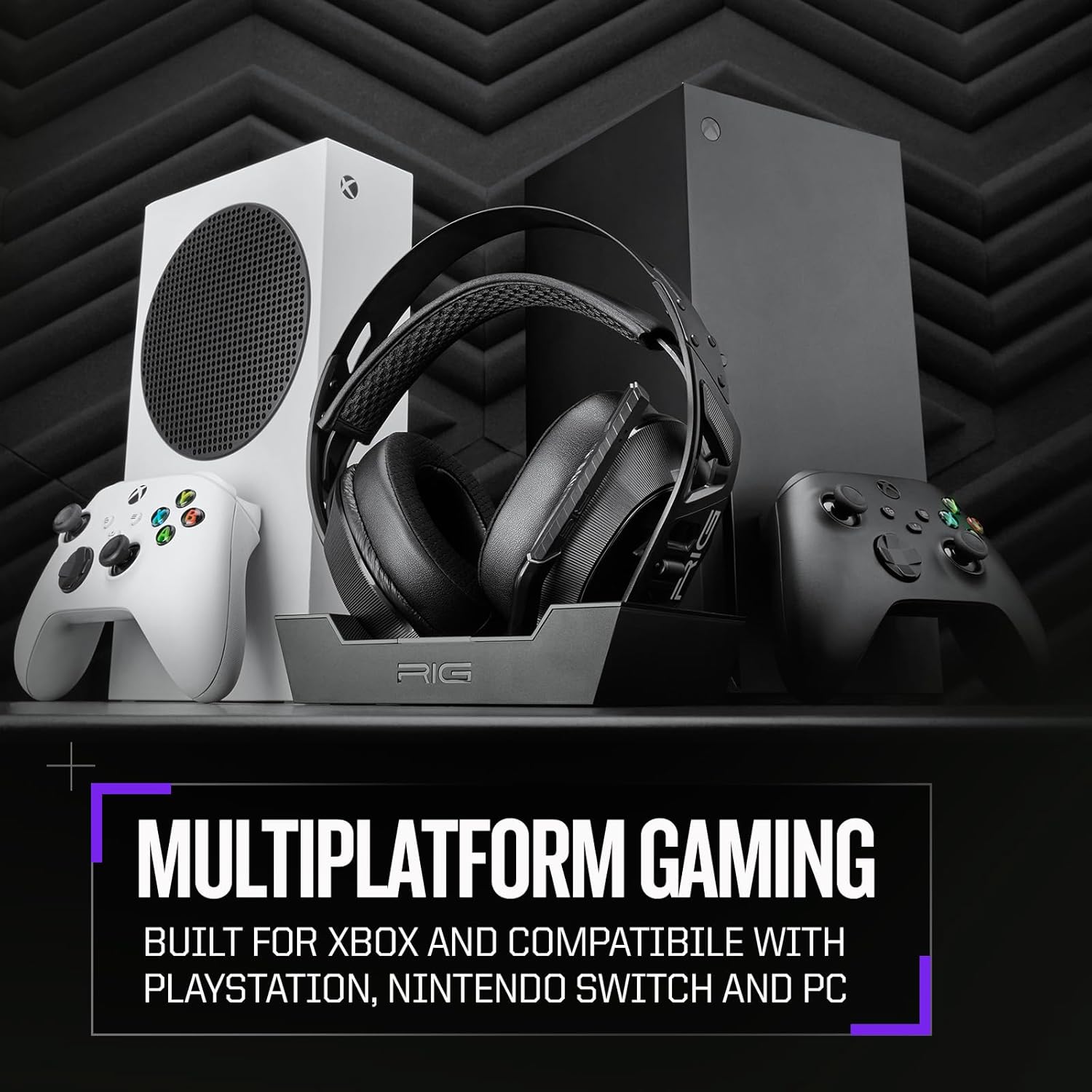 RIG 900 MAX Universal Dual Wireless Gaming Headset 60 Hours Battery, Dolby Atmos 3D Audio - Image 2
