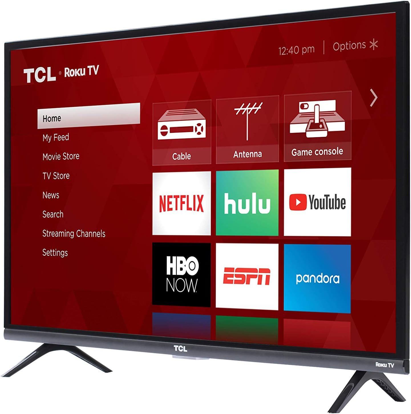 TCL 32-inch 1080p Roku Smart LED TV 32S327 2019 Model Refurbished - Image 4