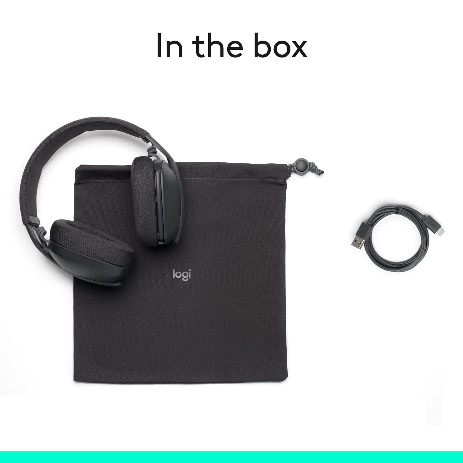 Logitech Zone Vibe 100 Lightweight Wireless Over-Ear Headphones Graphite Advanced Multipoint Bluetooth - Image 10