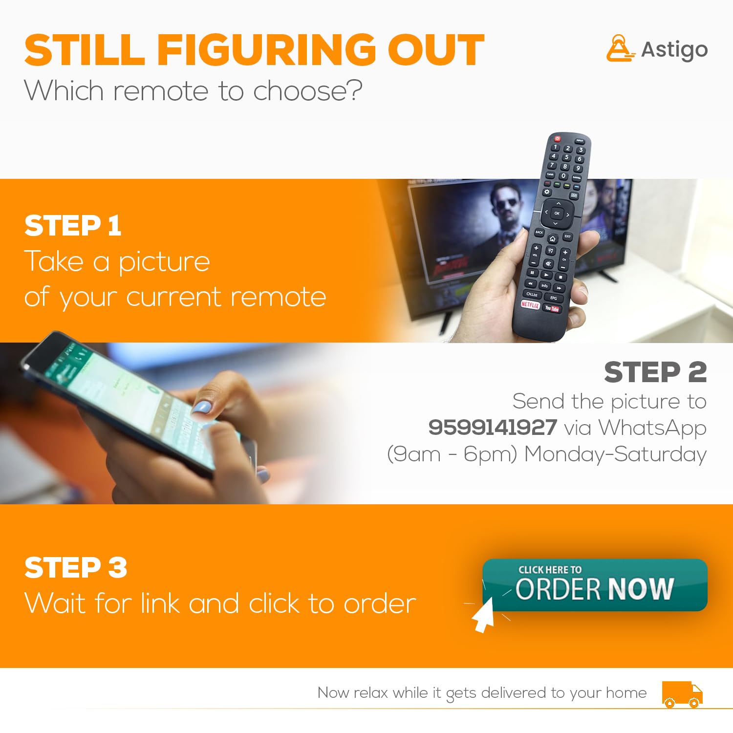 Astigo Original Replacement Remote Control for Mi TV 32 Inch Models - Image 5