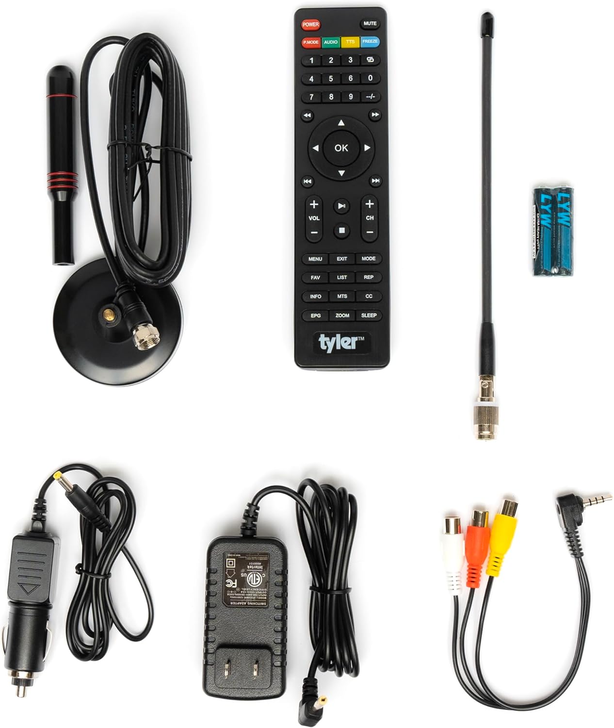 Tyler 13.3 Inch Portable LCD TV Monitor 1080P Rechargeable Battery HDMI SD USB - Image 4