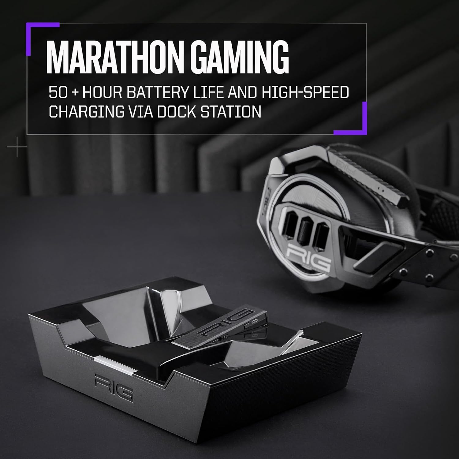 RIG 900 MAX Universal Dual Wireless Gaming Headset 60 Hours Battery, Dolby Atmos 3D Audio - Image 5