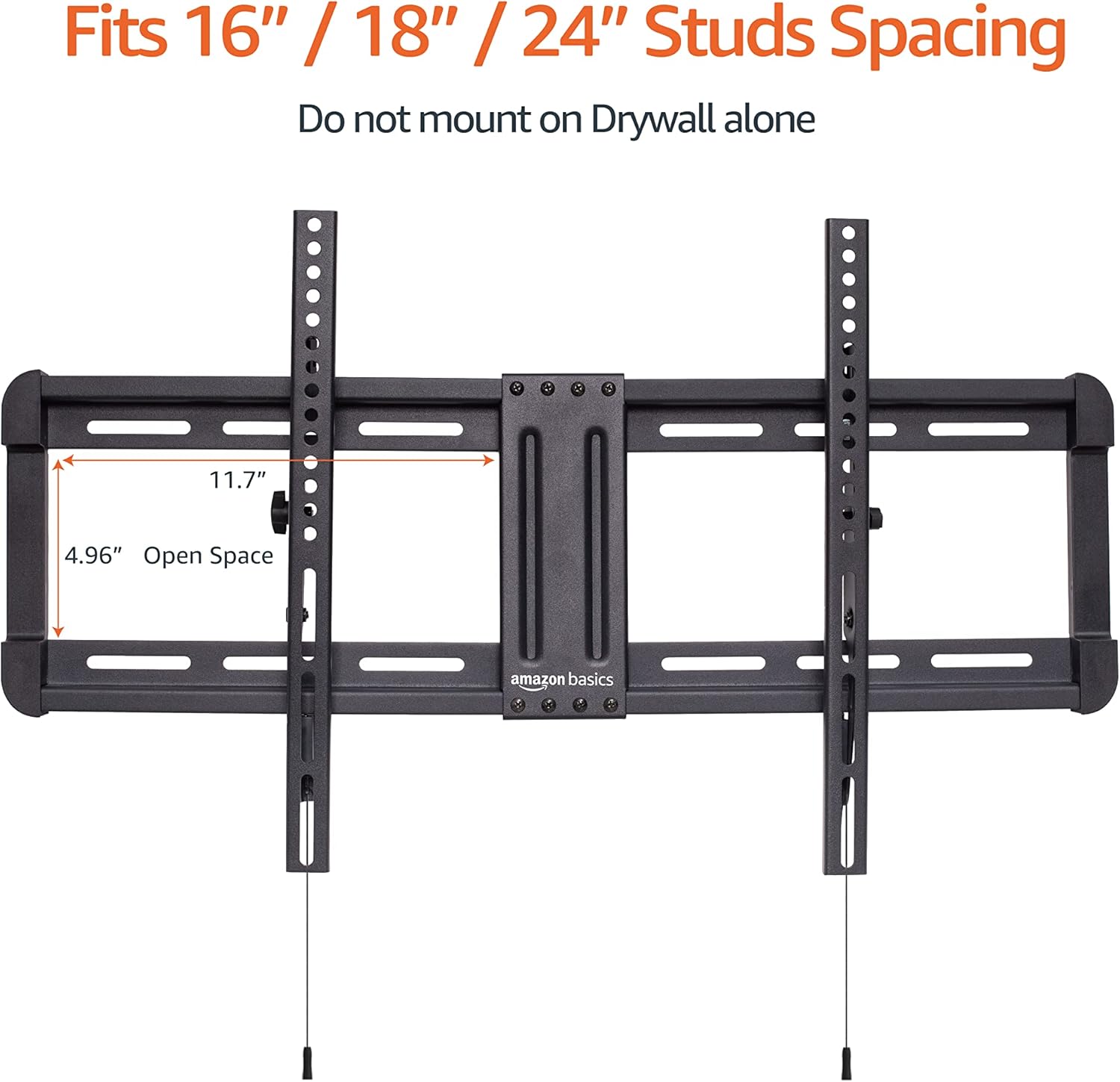 Amazon Basics 32-86 Inch Black Tilt TV Wall Mount with Built-in Leveling - Image 5