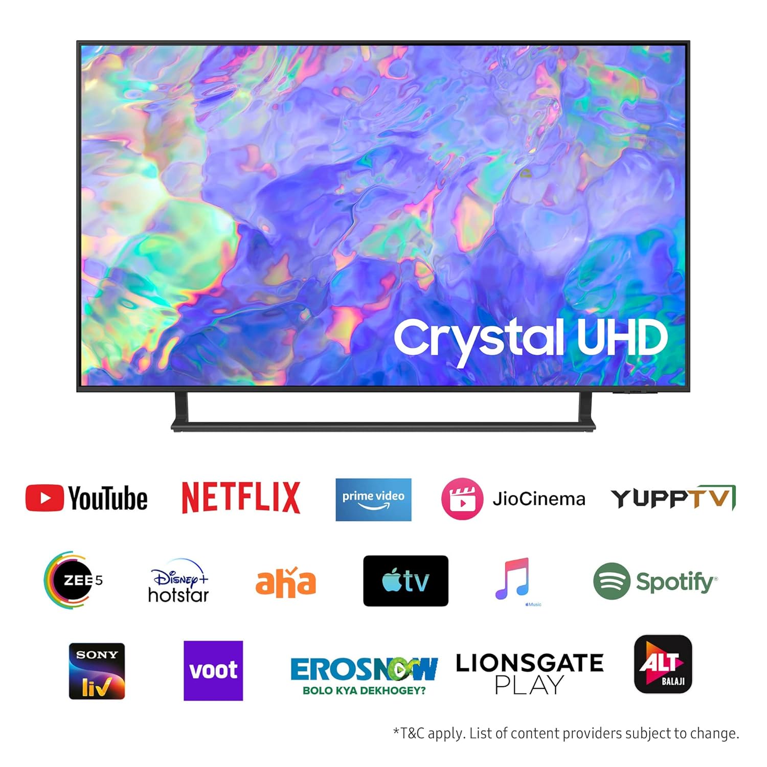 Samsung 43 Inch 4K Ultra HD Smart LED TV UA43CU8570ULXL Titan Grey - Image 3
