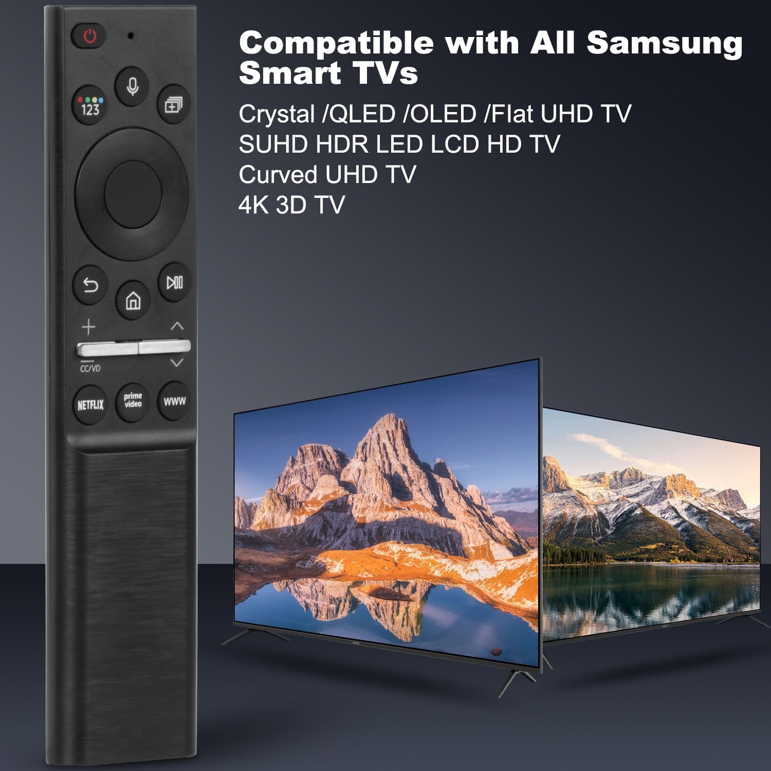Samsung Smart TV Replacement Voice Remote Control for All Samsung Models - Image 2
