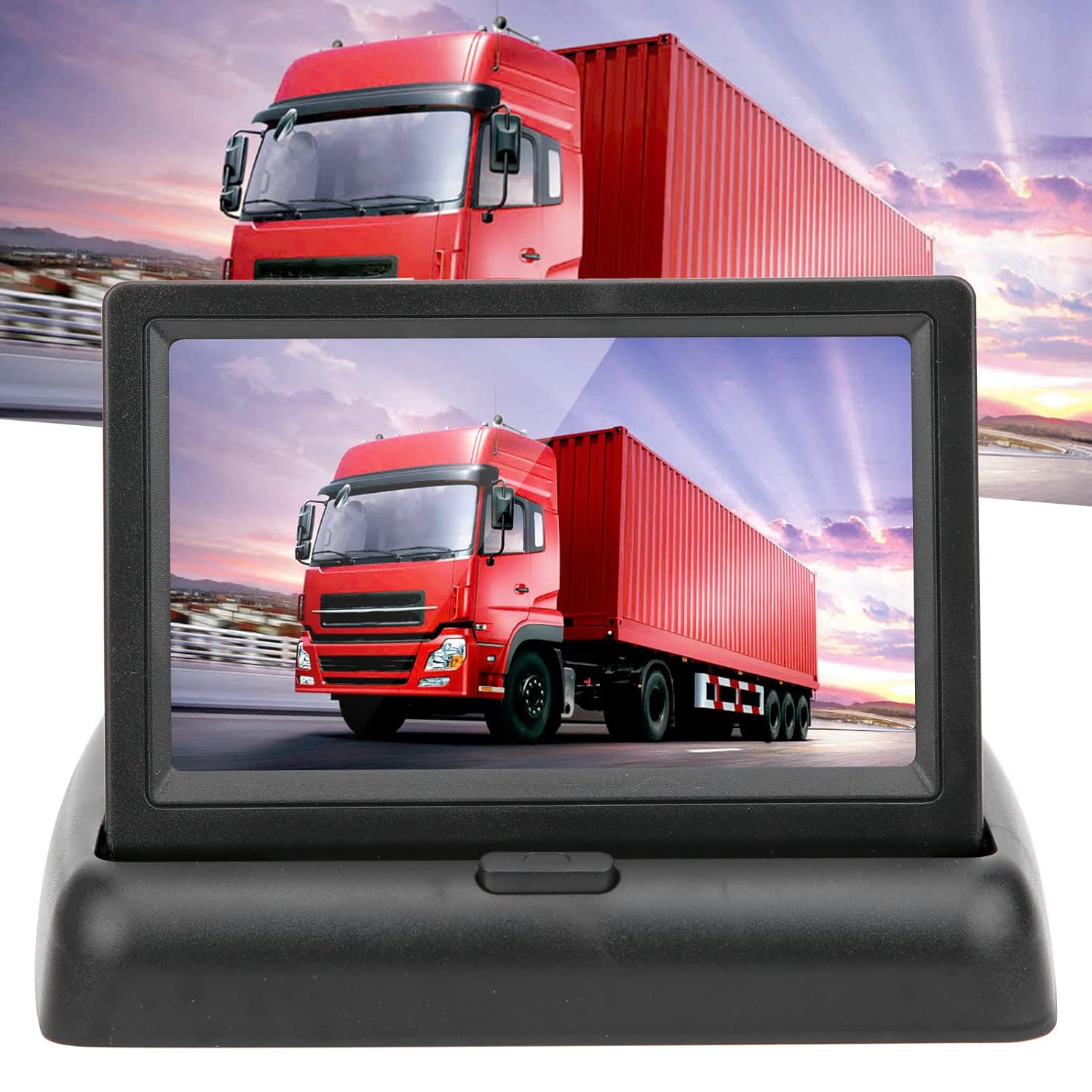 Nimmz Collection 7 Inch Foldable Car Monitor TFT LCD for Computer and Video Player - Image 5