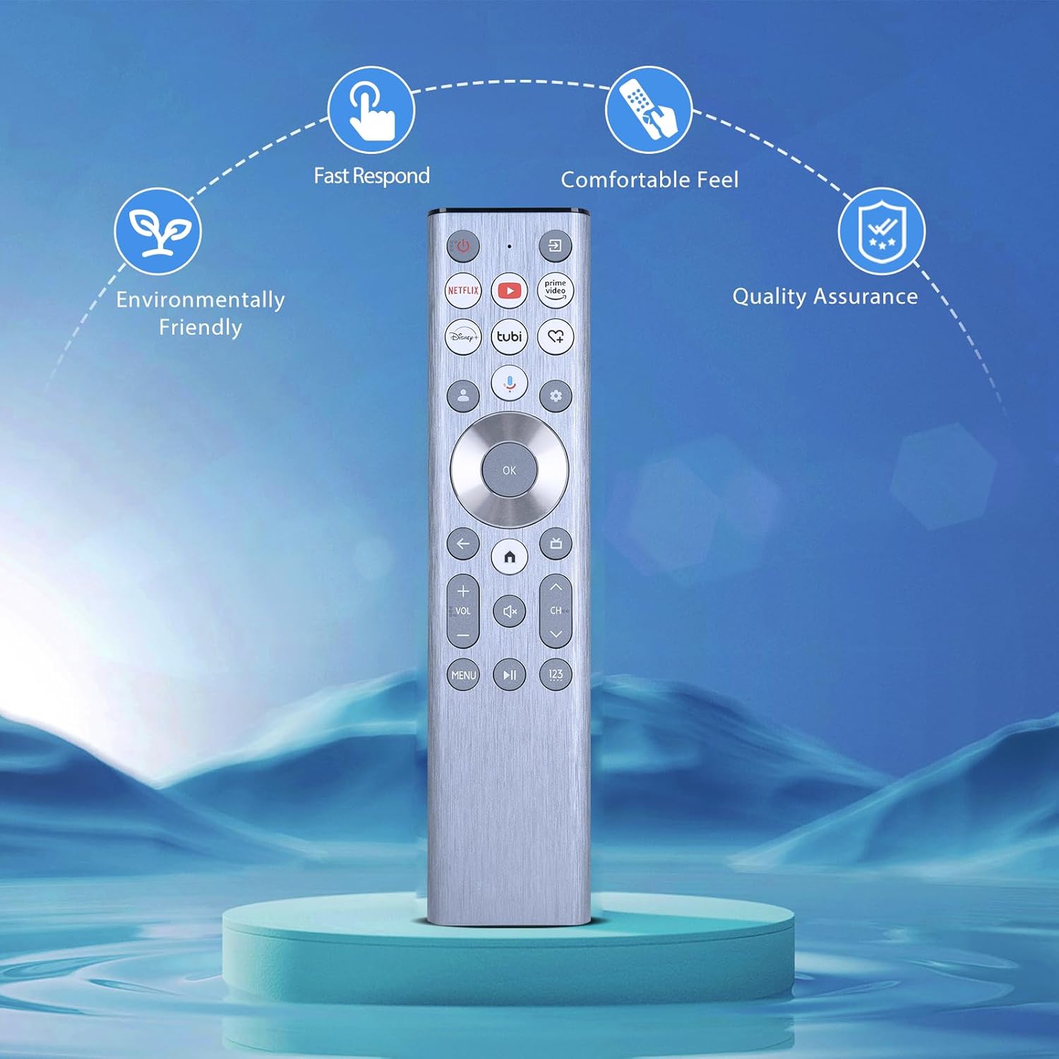 Hisense ULED 4K UHD Google Smart TV Replacement Voice Backlit Remote Control 12-Device Capacity - Image 5
