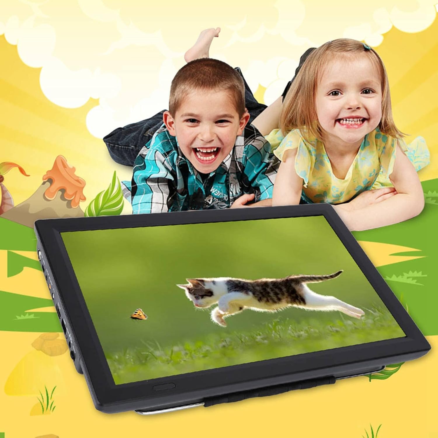 NestNiche 14 Inch Portable Digital TV with Same Screen Function and US Plug - Image 7