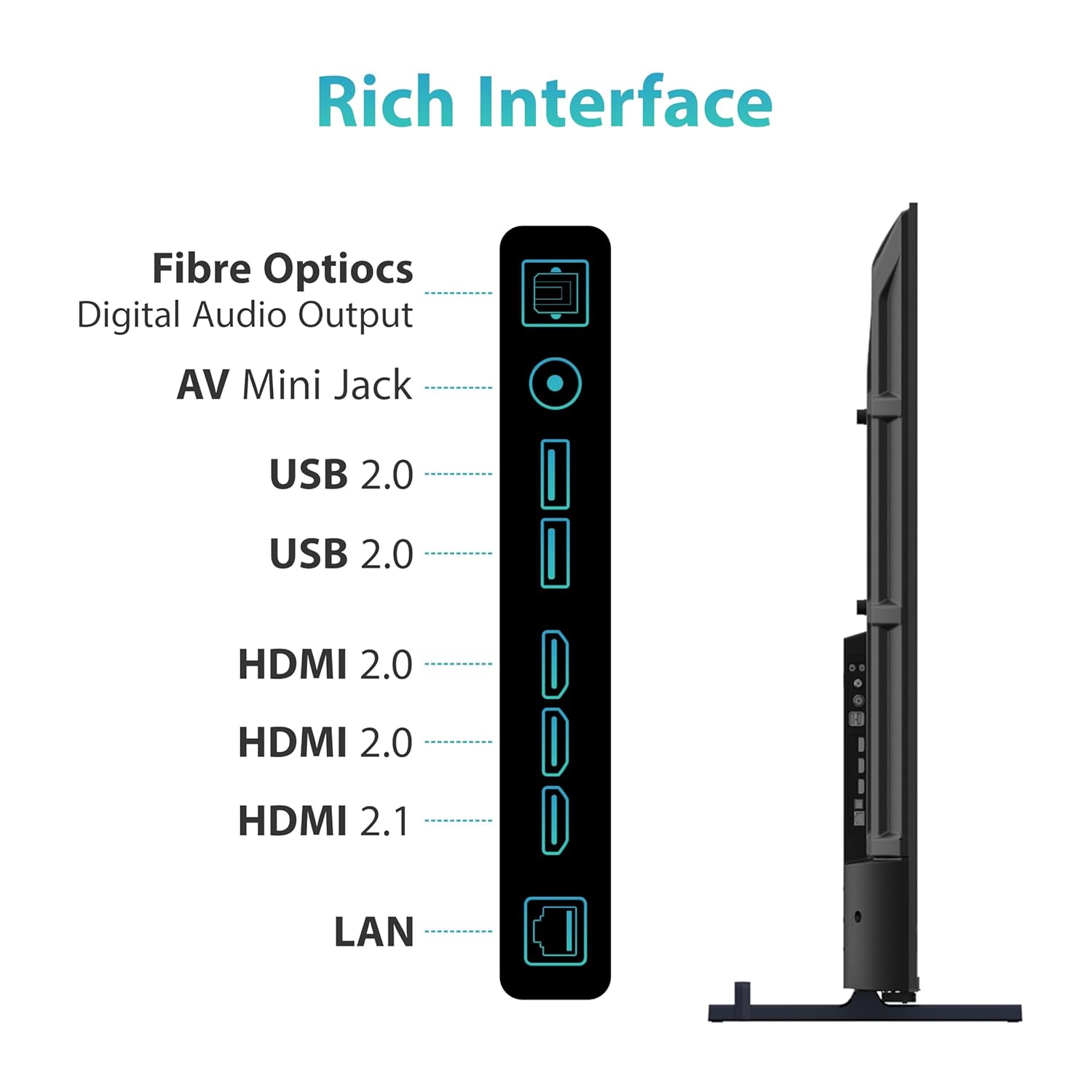 Philips 43-inch 4K UHD Lumina Series QLED Smart Google TV 43PQT8100/94 - Image 4