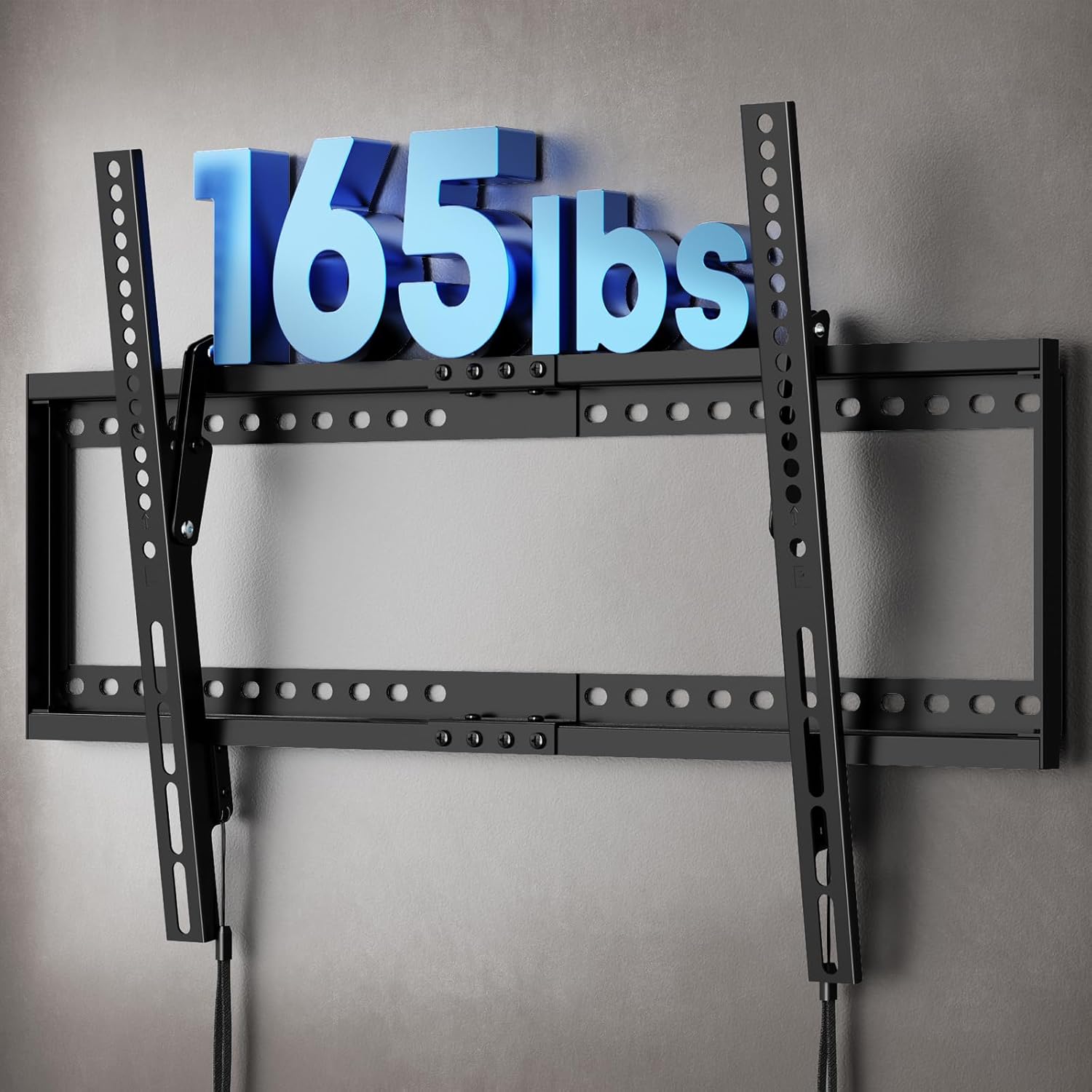 PUTORSEN 37-85 Inch TV Wall Mount Bracket 165lbs Capacity 8° Tilt Quick Lock Max VESA 600x400mm - Image 3