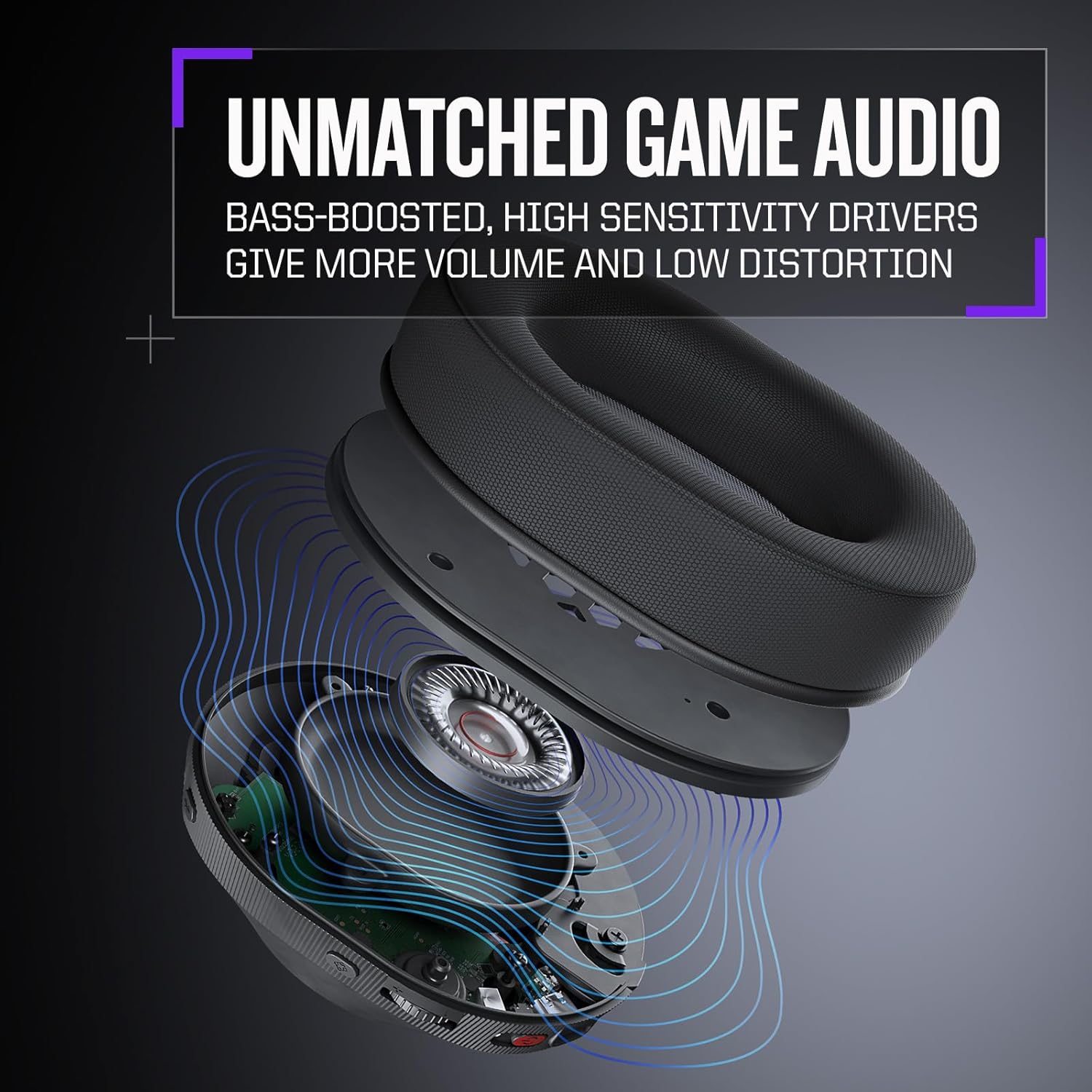 RIG 900 MAX Universal Dual Wireless Gaming Headset 60 Hours Battery, Dolby Atmos 3D Audio - Image 4