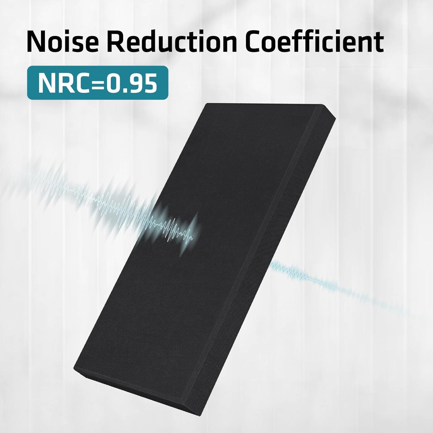 UMIACOUSTICS 2 Inch Thick Fiberglass Soundproof Wall Panels, 23.6x11.8 Deep Black, 4 Piece Set - Image 8