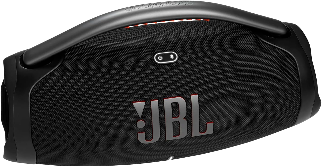 JBL Boombox 3 Black Portable Bluetooth Speaker IPX7 Waterproof 24 Hour Playtime PartyBoost - Image 6