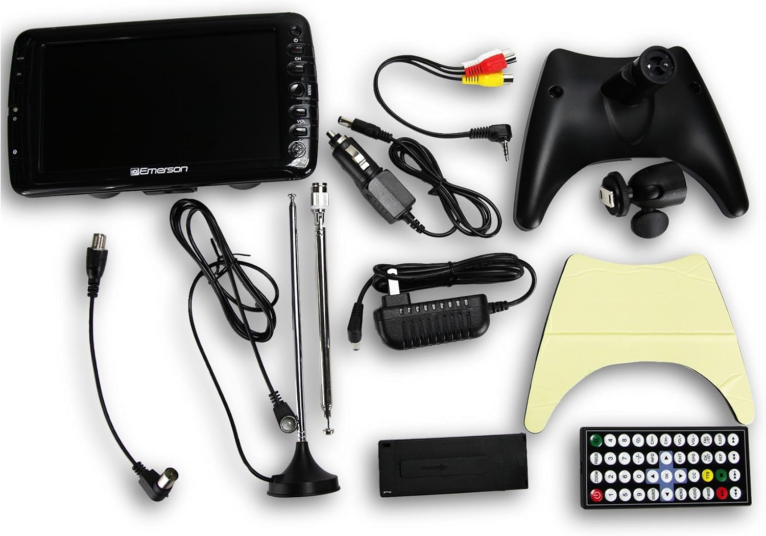 Emerson 7 Inch Portable LCD TV with Digital Tuner Rechargeable Battery for Travel - Image 6