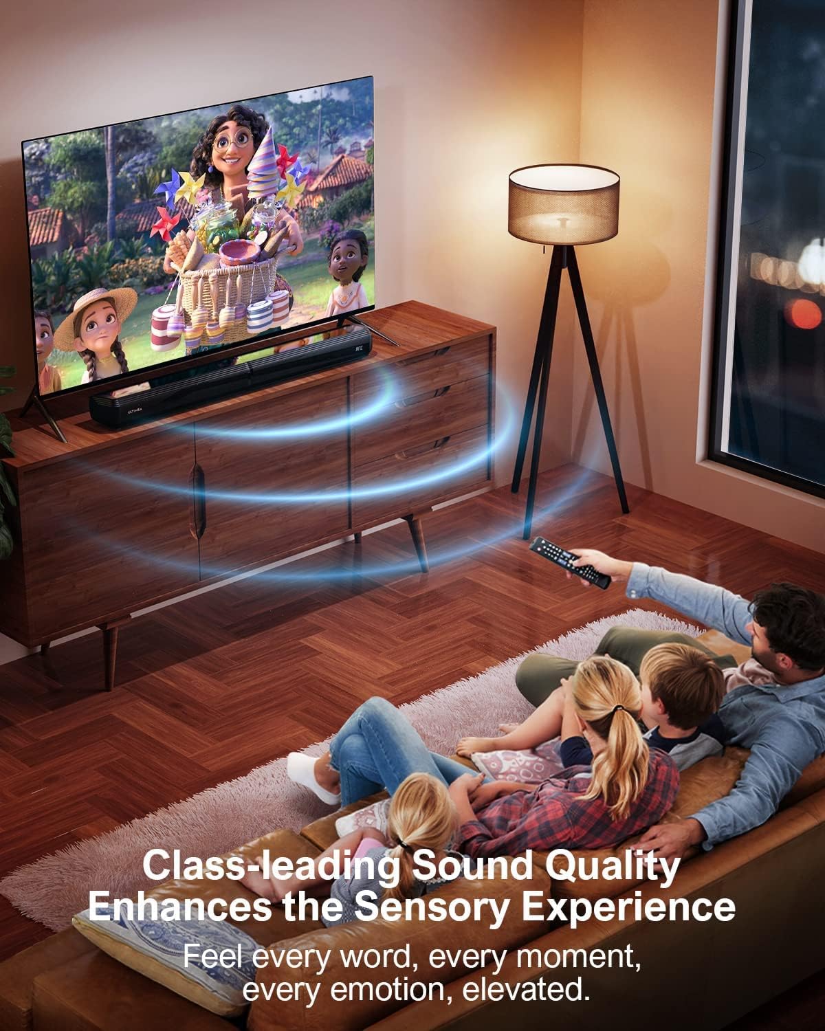 ULTIMEA Apollo S40 100W Peak Power 2.2ch Detachable 2-in-1 Bluetooth 5.3 Soundbar for TV - Image 5