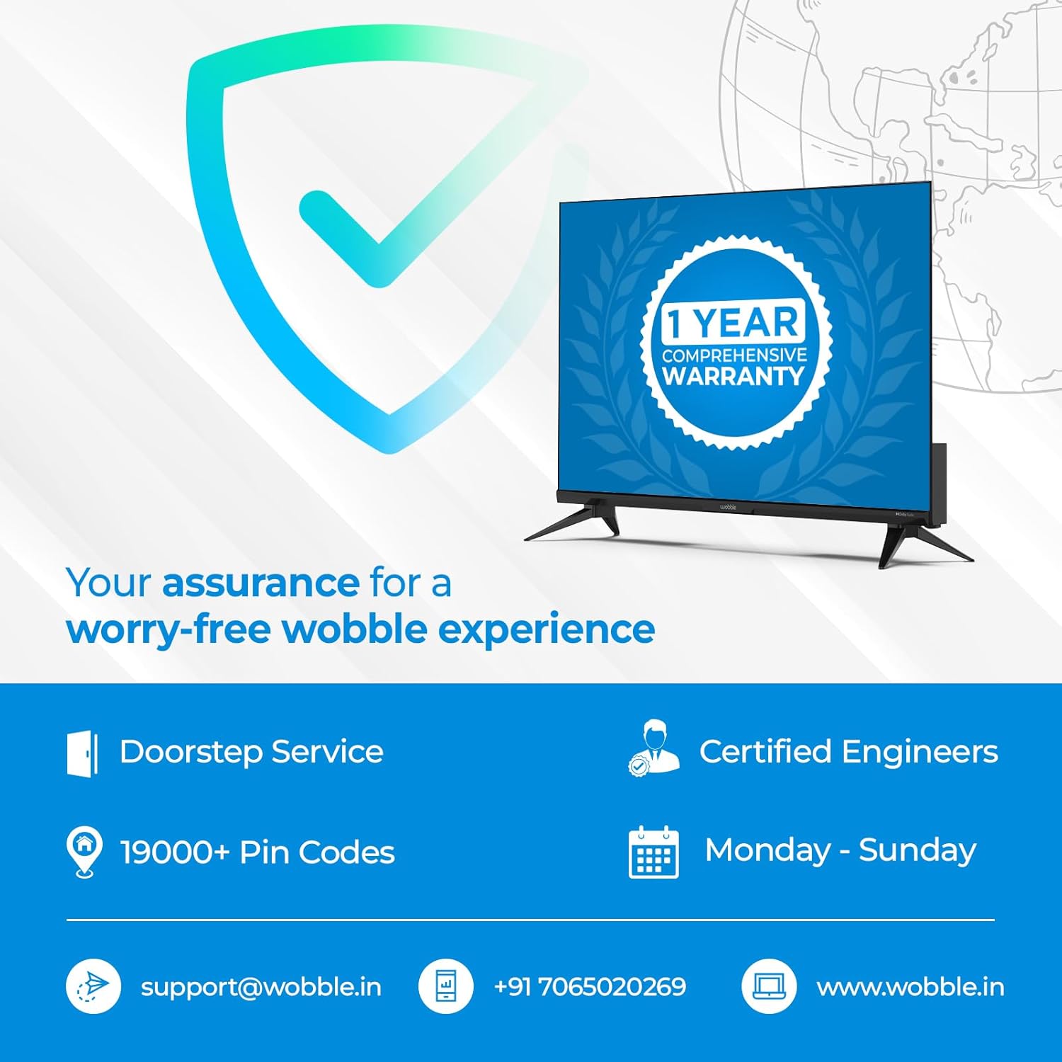 Wobble 80cm HD Ready Smart Google LED TV Black WB32GTAW9216HDFL - Image 10