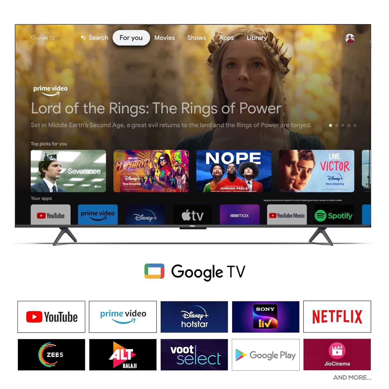 TCL 75-inch 4K UHD QLED Smart Google TV Pro Black - Image 3