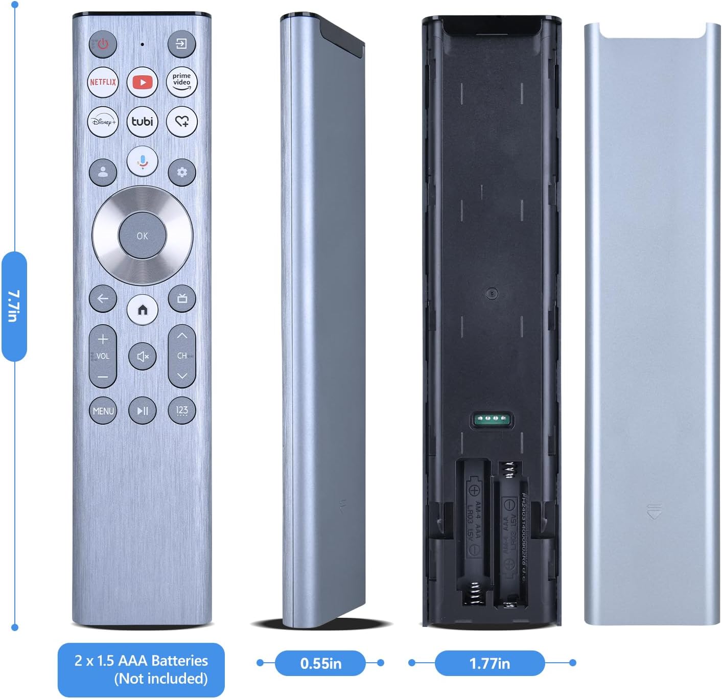 Hisense ULED 4K UHD Google Smart TV Replacement Voice Backlit Remote Control 12-Device Capacity - Image 7