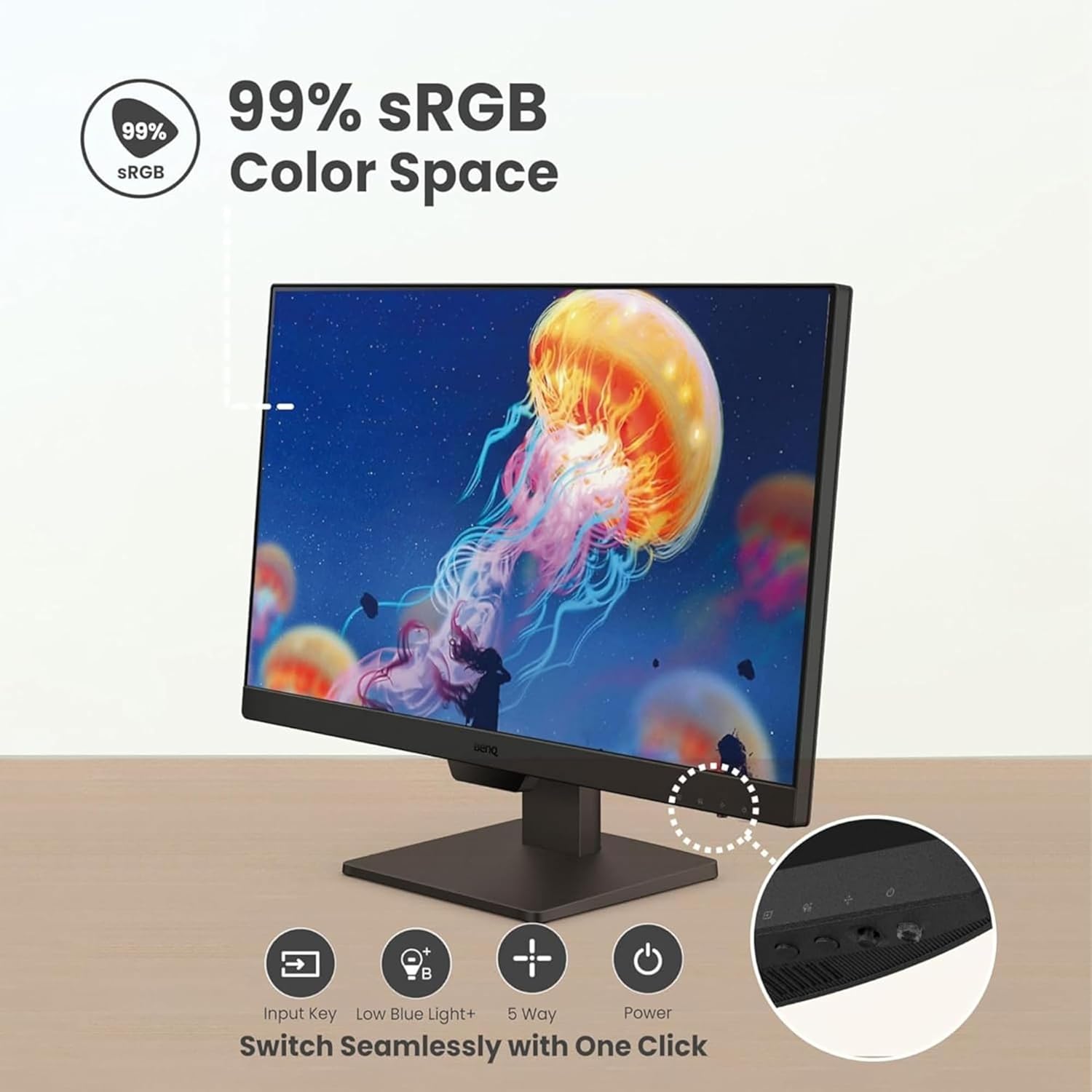 BenQ GW2790 27-inch FHD 1080P IPS Monitor 100Hz 99% sRGB Black - Image 5