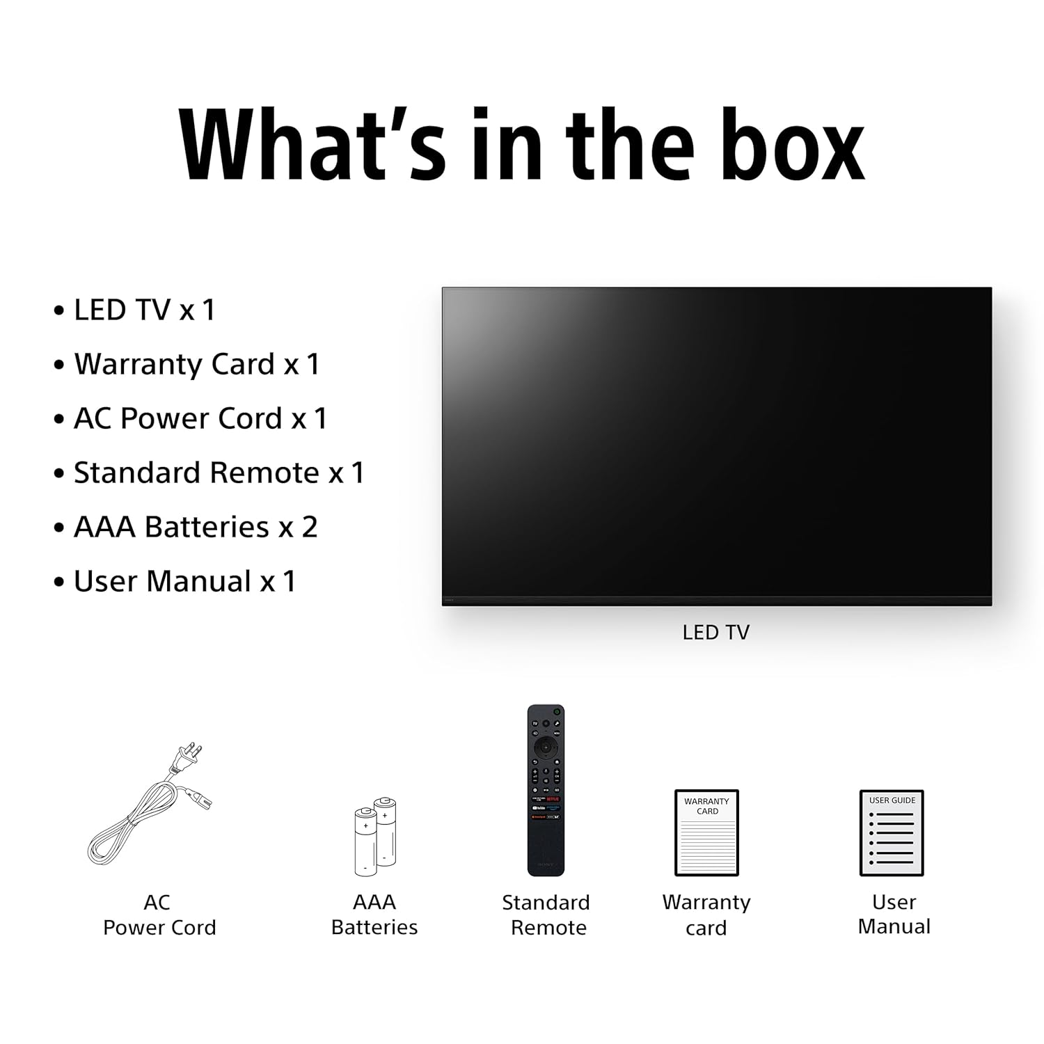 Sony BRAVIA 55 Inch 4K Ultra HD Smart LED Google TV K-55S25BM2 New - Image 5