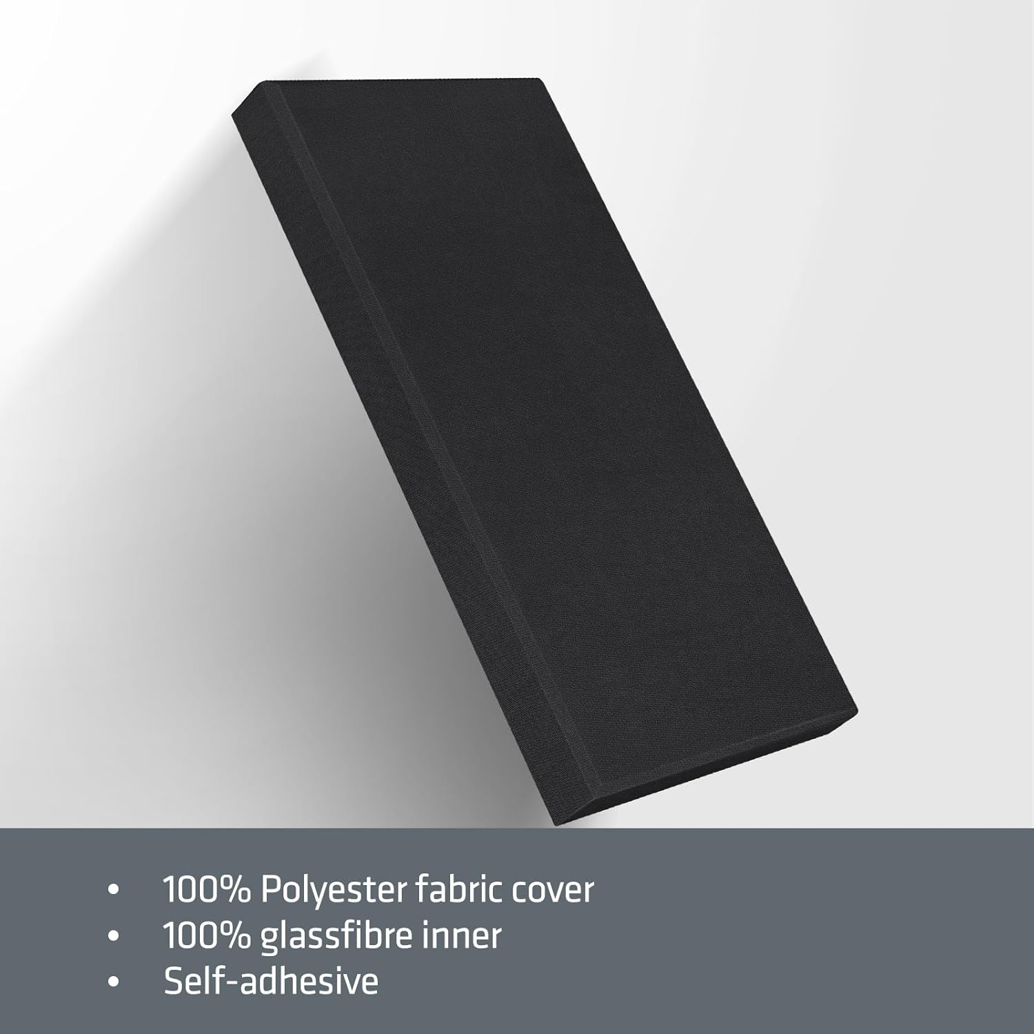 UMIACOUSTICS 2 Inch Thick Fiberglass Soundproof Wall Panels, 23.6x11.8 Deep Black, 4 Piece Set - Image 7