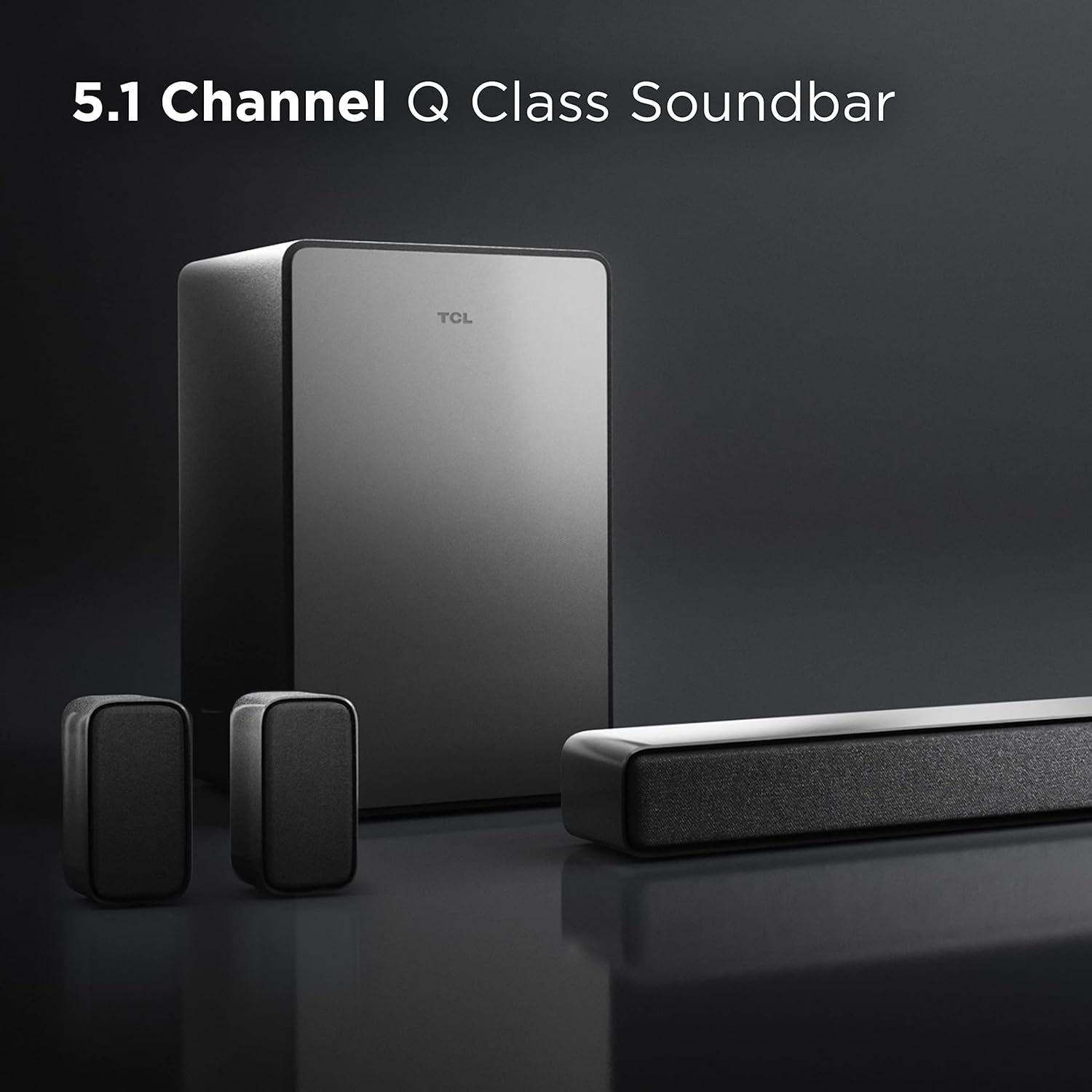 TCL Q6510 5.1 Channel Wireless Soundbar with Subwoofer 430W Dolby Audio 2023 Model - Image 3
