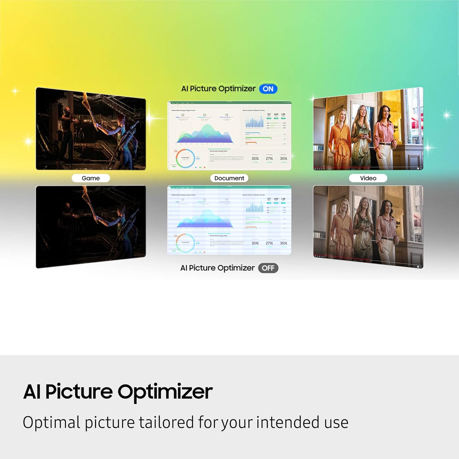 Samsung 32 Inch M70F Smart 4K UHD Monitor with Smart TV Apps and USB-C Black - Image 4