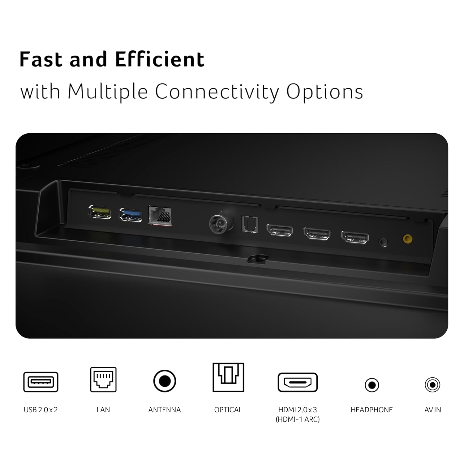 Acer 50 Inch 126cm 4K Ultra HD Smart QLED Google TV AR50QDQGR2851AD New - Image 4
