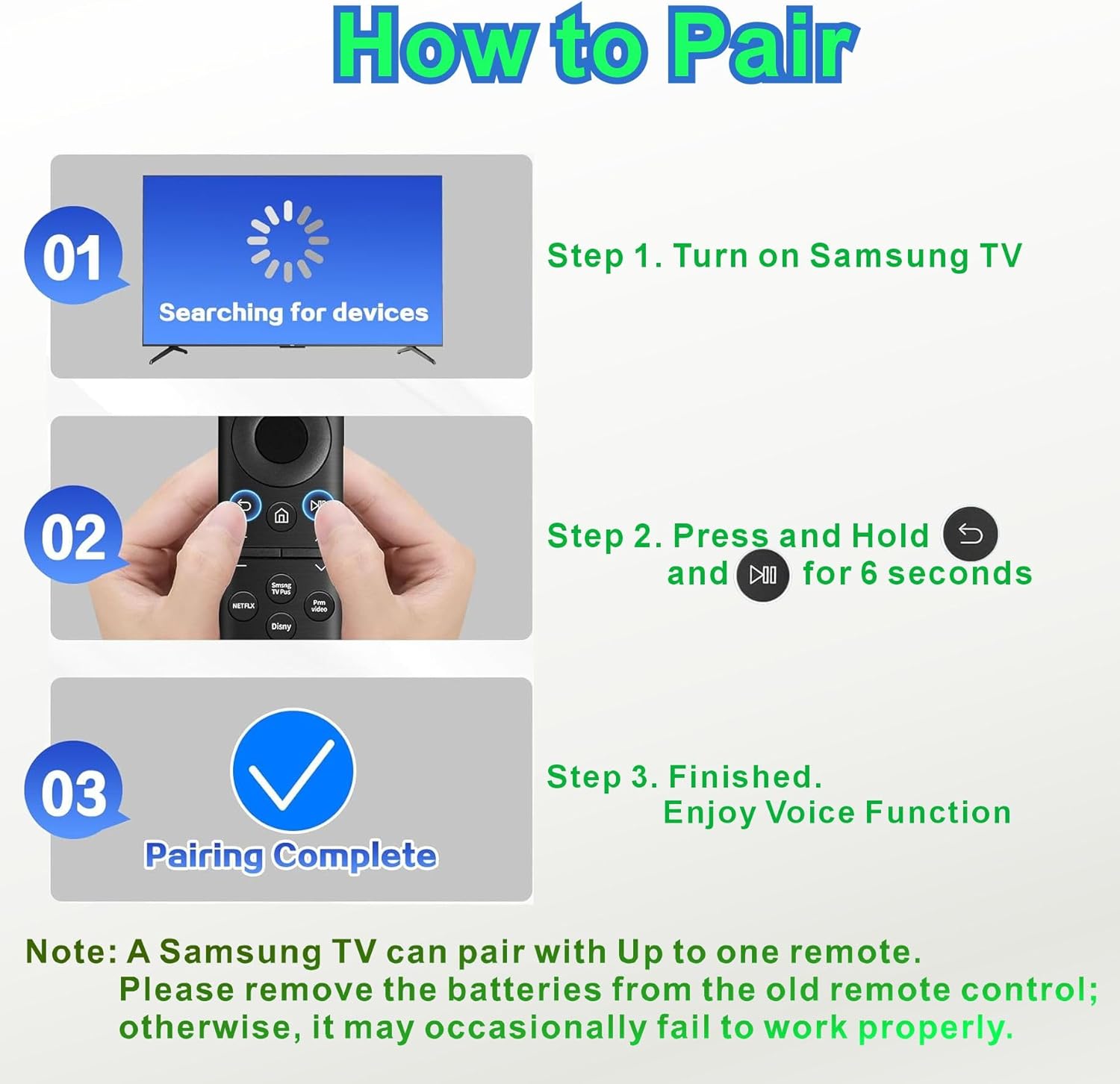 Solar Rechargeable Replacement Remote for Samsung Smart TV Voice Bluetooth 2018-2025 Models - Image 8