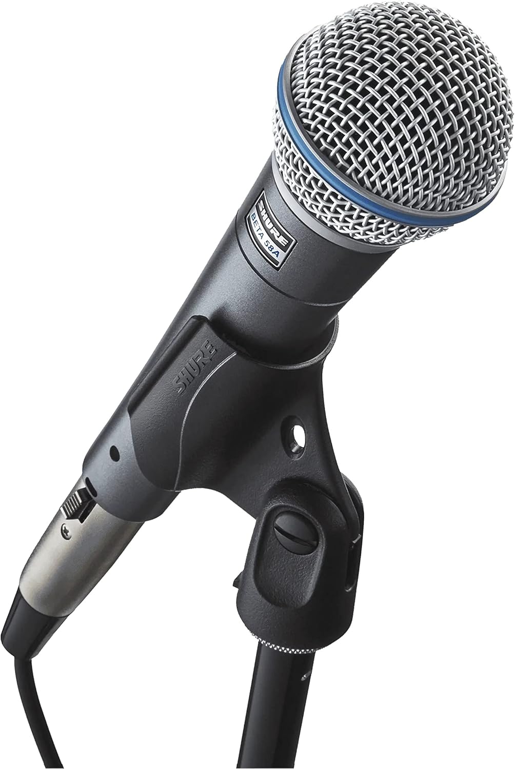 Shure Beta 58A Supercardioid Dynamic Vocal Microphone for Stage Studio with Stand Adapter and Storage Bag - Image 8