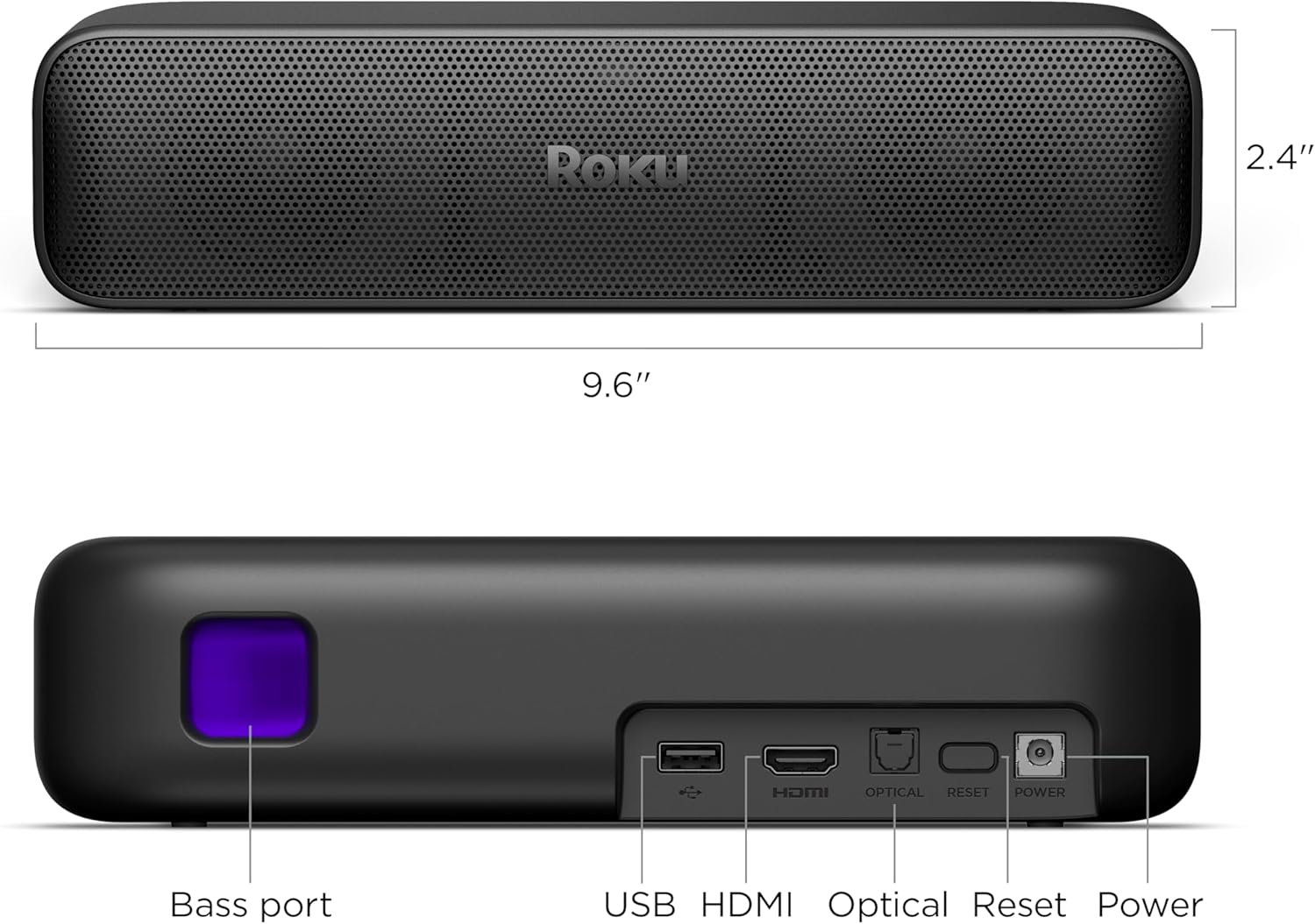 Roku Streambar SE 2-in-1 Soundbar with Built-in 4K Streaming and Premium Speakers - Image 6