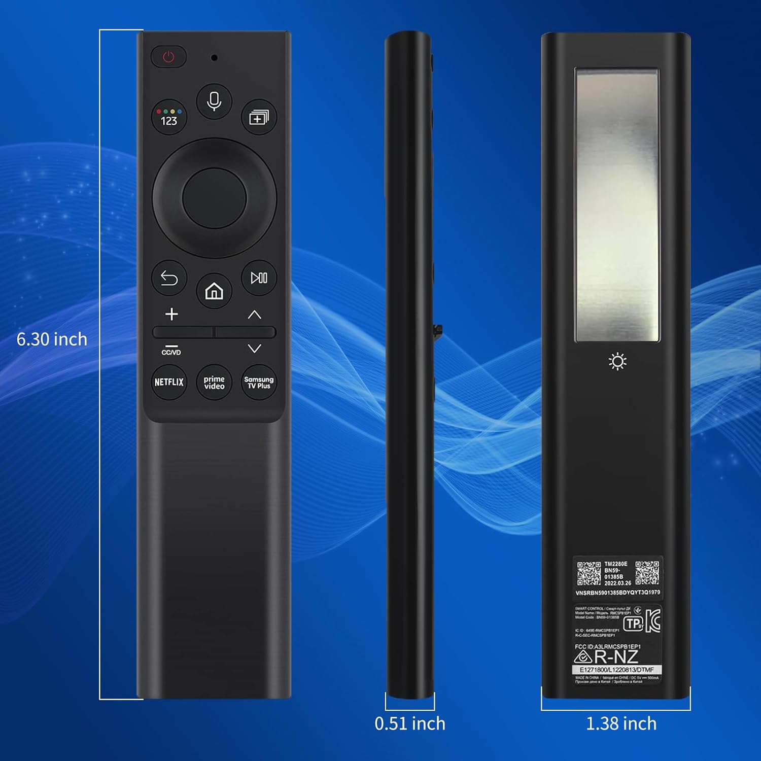 Solar Voice Remote Replacement for Samsung Smart TVs - Compatible with Multiple Models - Image 8