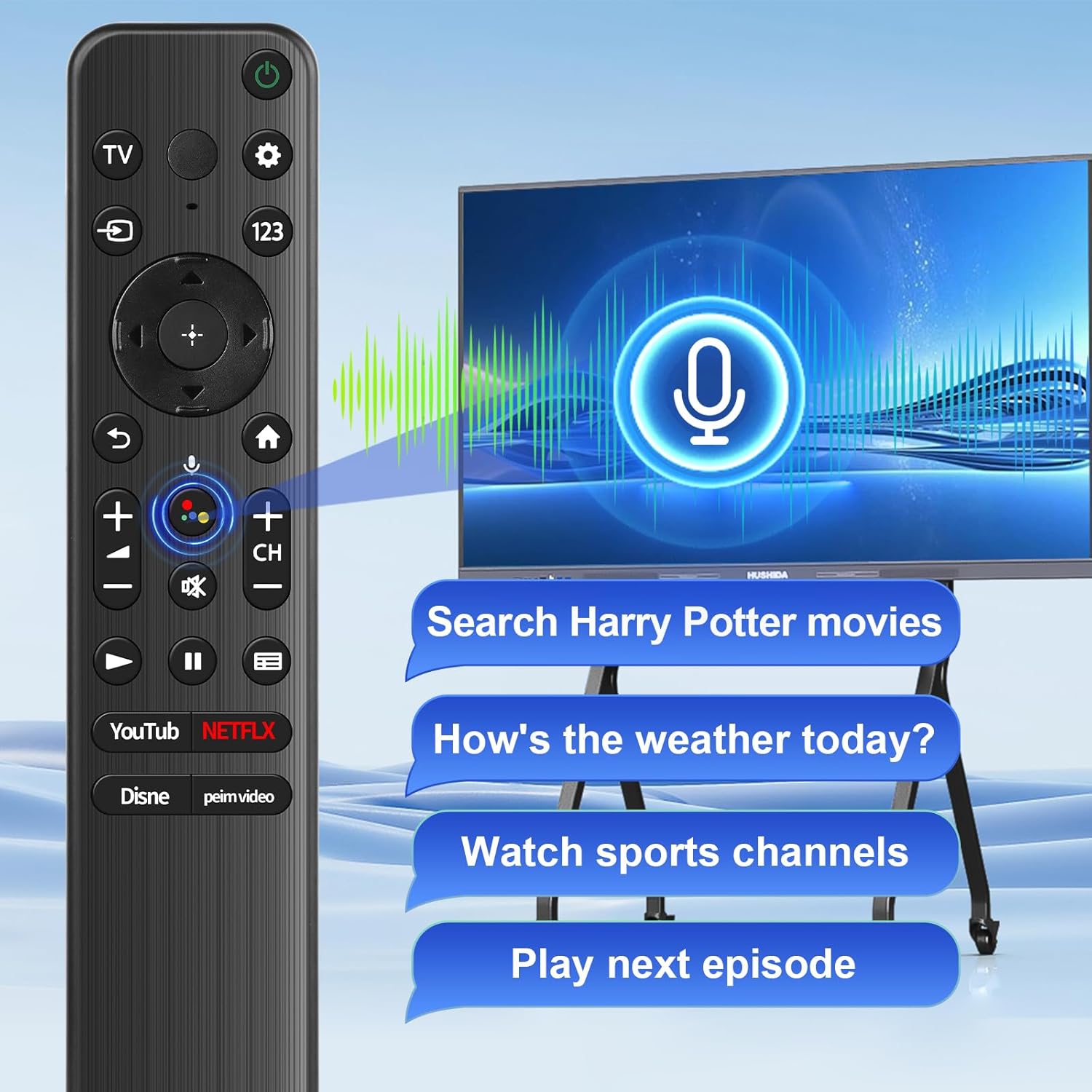 RMF-TX800U Replacement Voice Remote for Sony 4K 8K Bravia XR Smart TVs - New Condition - Image 4