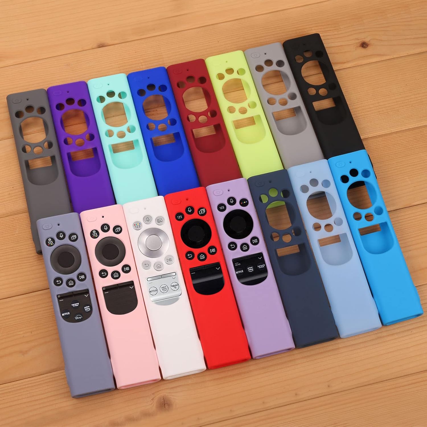 Black Silicone Protective Cover for Samsung Solar Cell TV Remote Control TM2280E - Image 6
