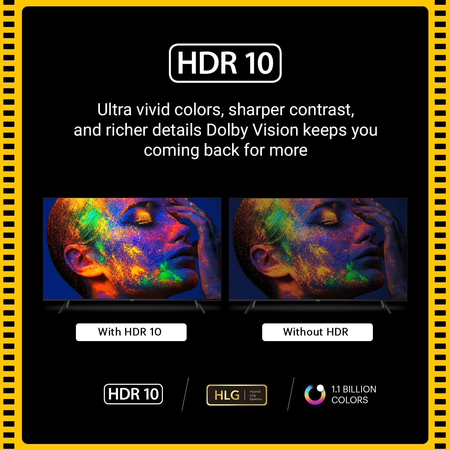 Kodak 55 Inch 4K Ultra HD Smart QLED Google TV 55MT5022 Black - Image 14