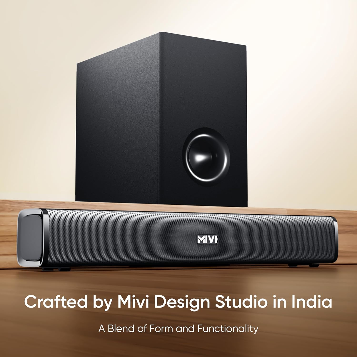 Mivi Fort H120 120W 2.1 Channel Home Theatre Soundbar with Subwoofer Multiple EQ Modes - Image 7