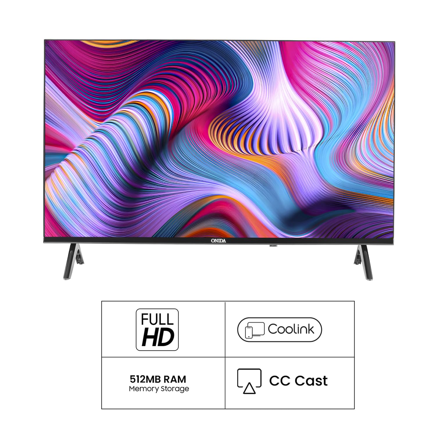 Onida 43 inch Full HD Smart TV 43ACF Black 108 cm - Image 4