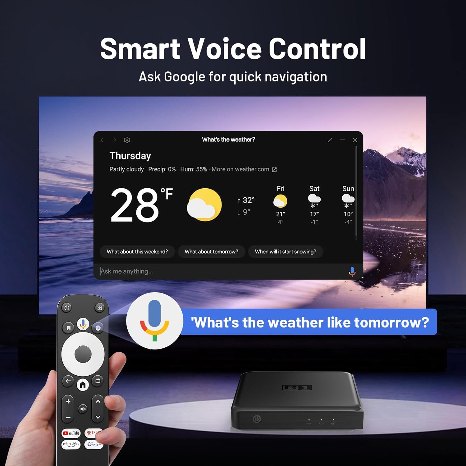 Google Certified Android TV Box ATV14.0 G1 4GB+32GB 4K Streaming Media Player - Image 7