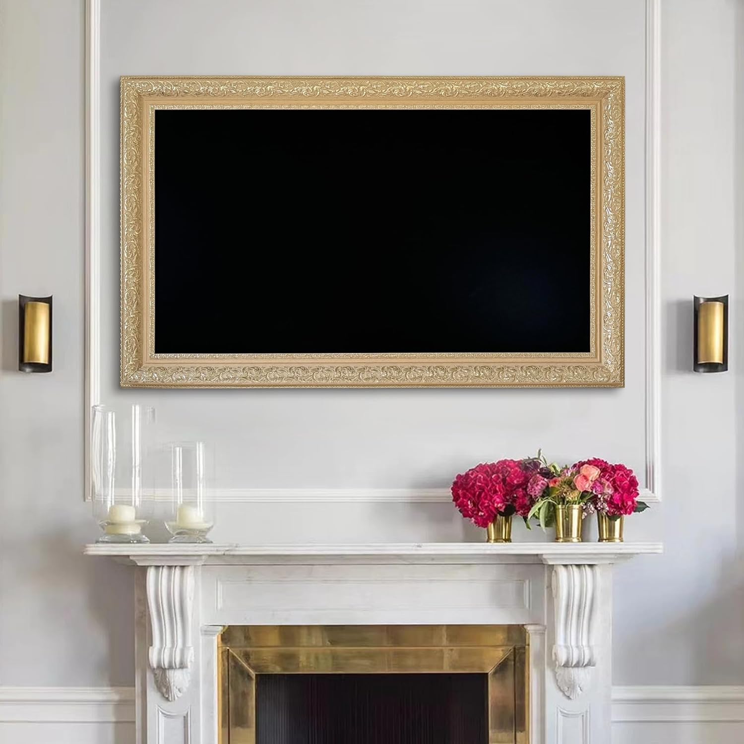 Champagne Gold Vintage TV Frame for Samsung The Frame 43 Inch 2021-2025 - Image 5